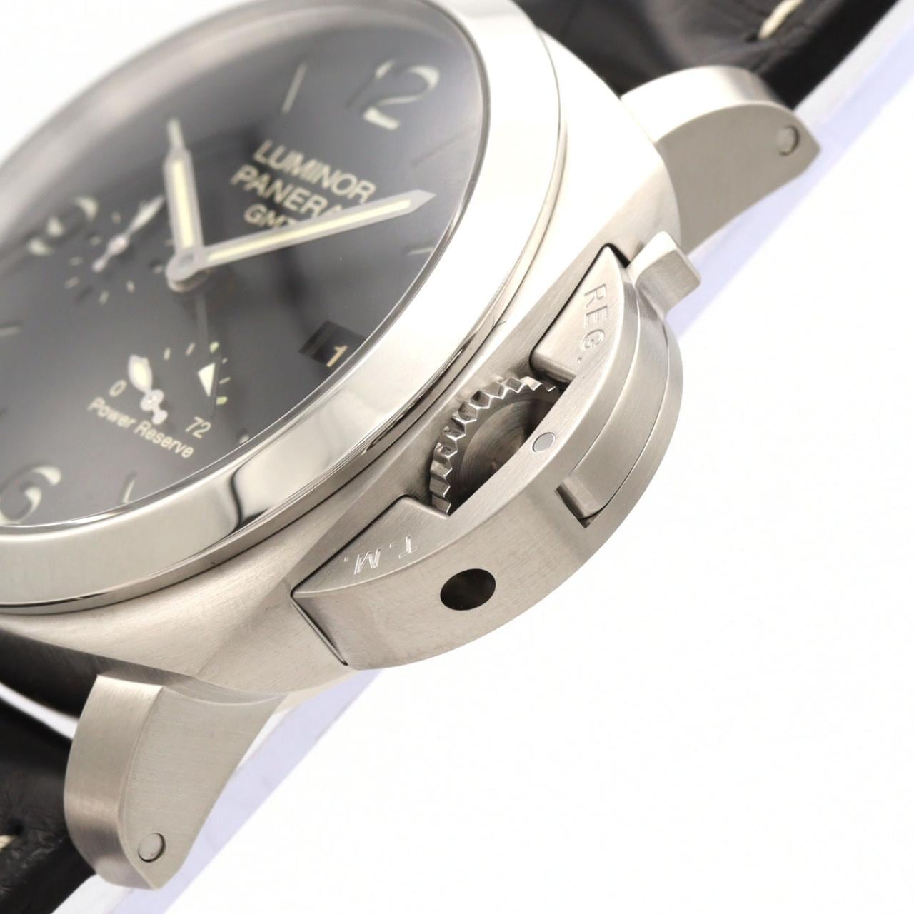 パネライ ルミノール1950 3DAYS GMTパワーリザーブ PAM00321 SS 自動巻