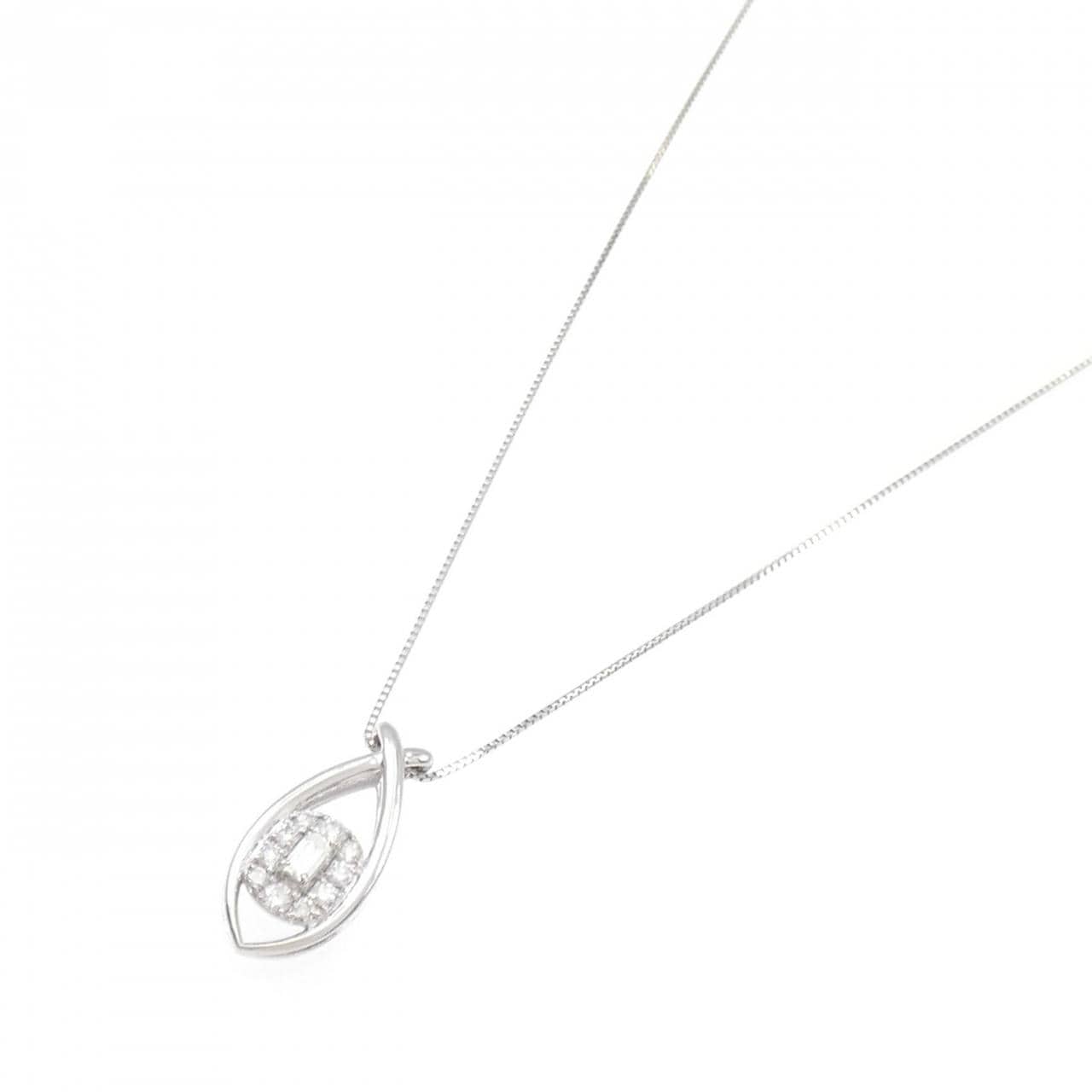 【新品】PT ダイヤモンド ネックレス 0.20CT