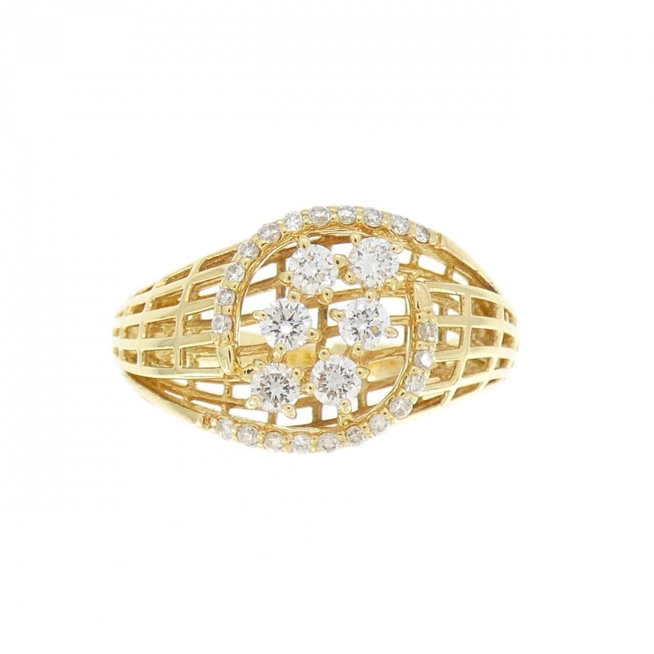 K18YG ダイヤモンド リング 0.33CT