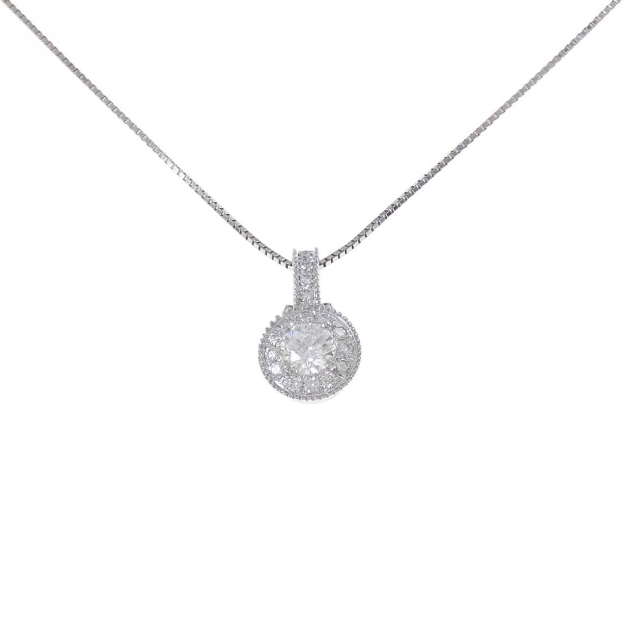PT900/PT850 ダイヤモンド ネックレス 1.006CT G I1 Good
