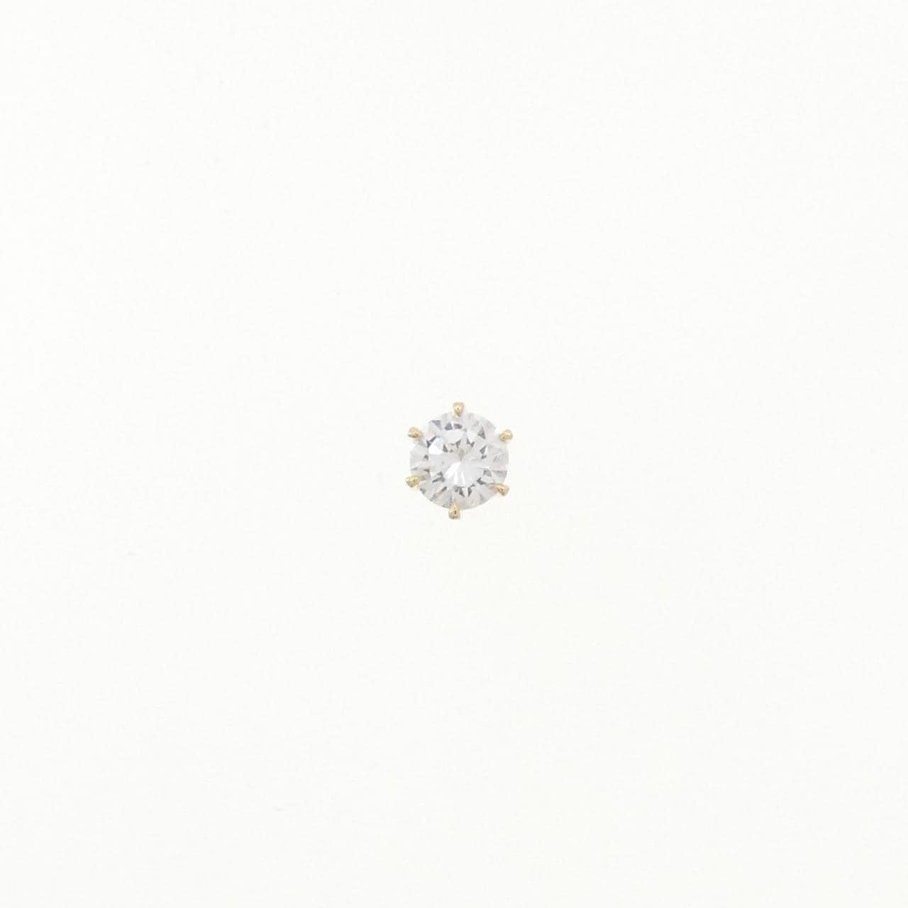 【リメイク】K18YG/ST ダイヤモンド ピアス 0.224CT D VS2 VG 片耳