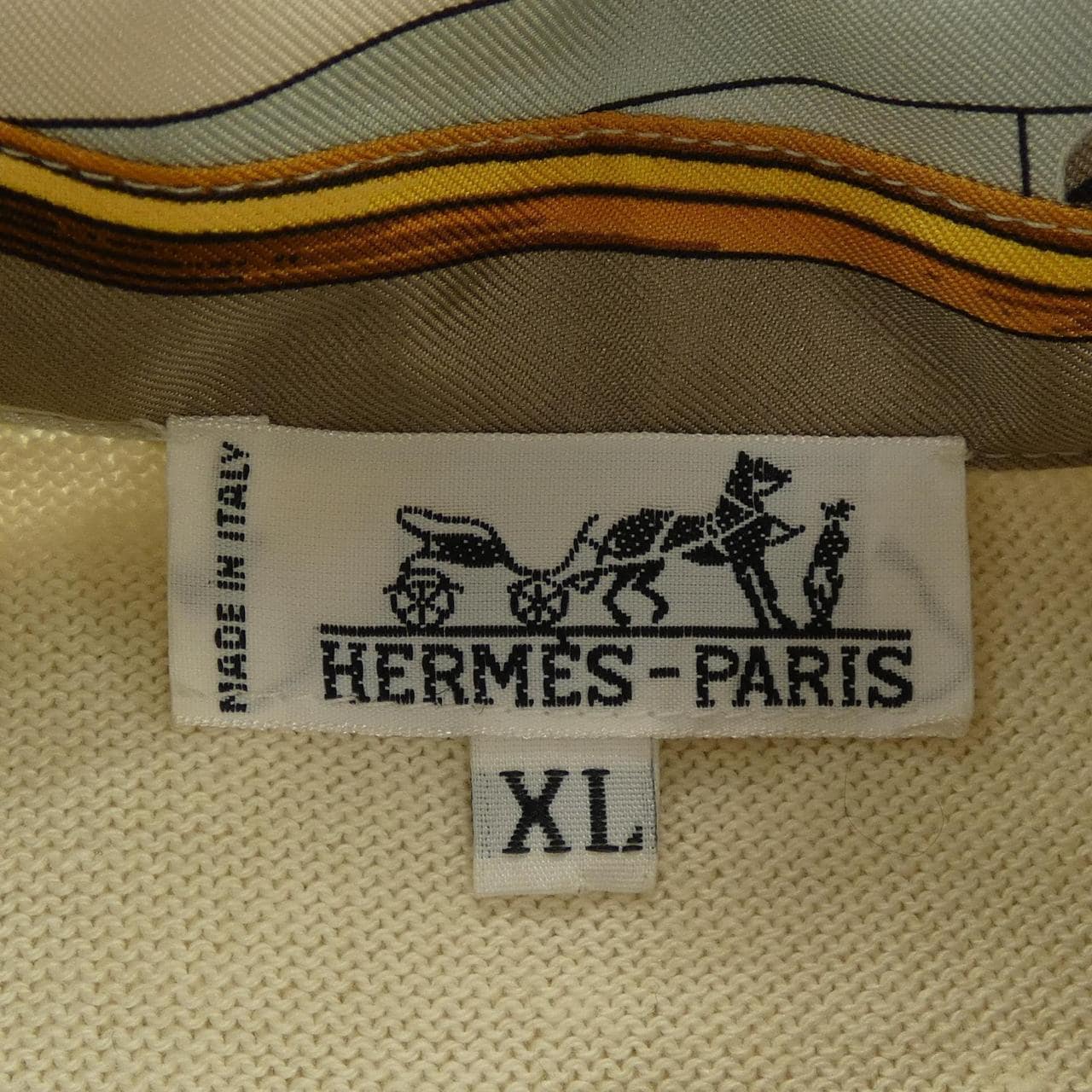 【ヴィンテージ】エルメス HERMES DIES ET HORE ツイルレーヌ. トップス