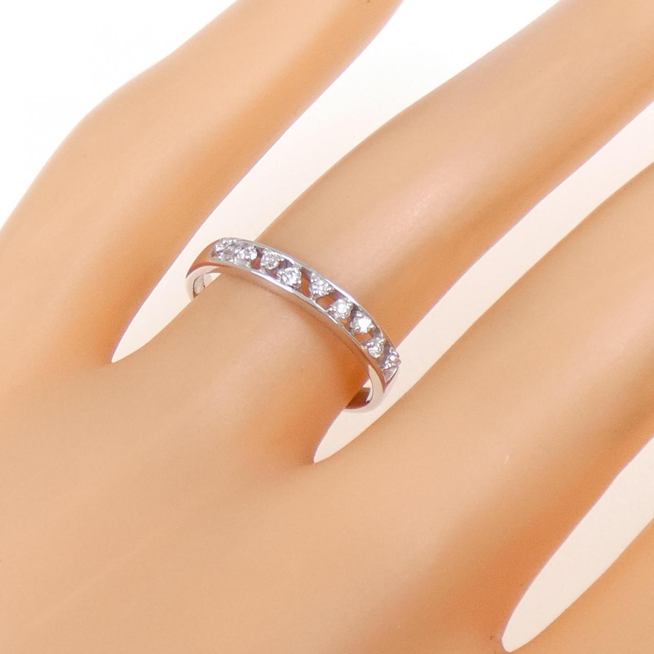 K18WG ダイヤモンド リング