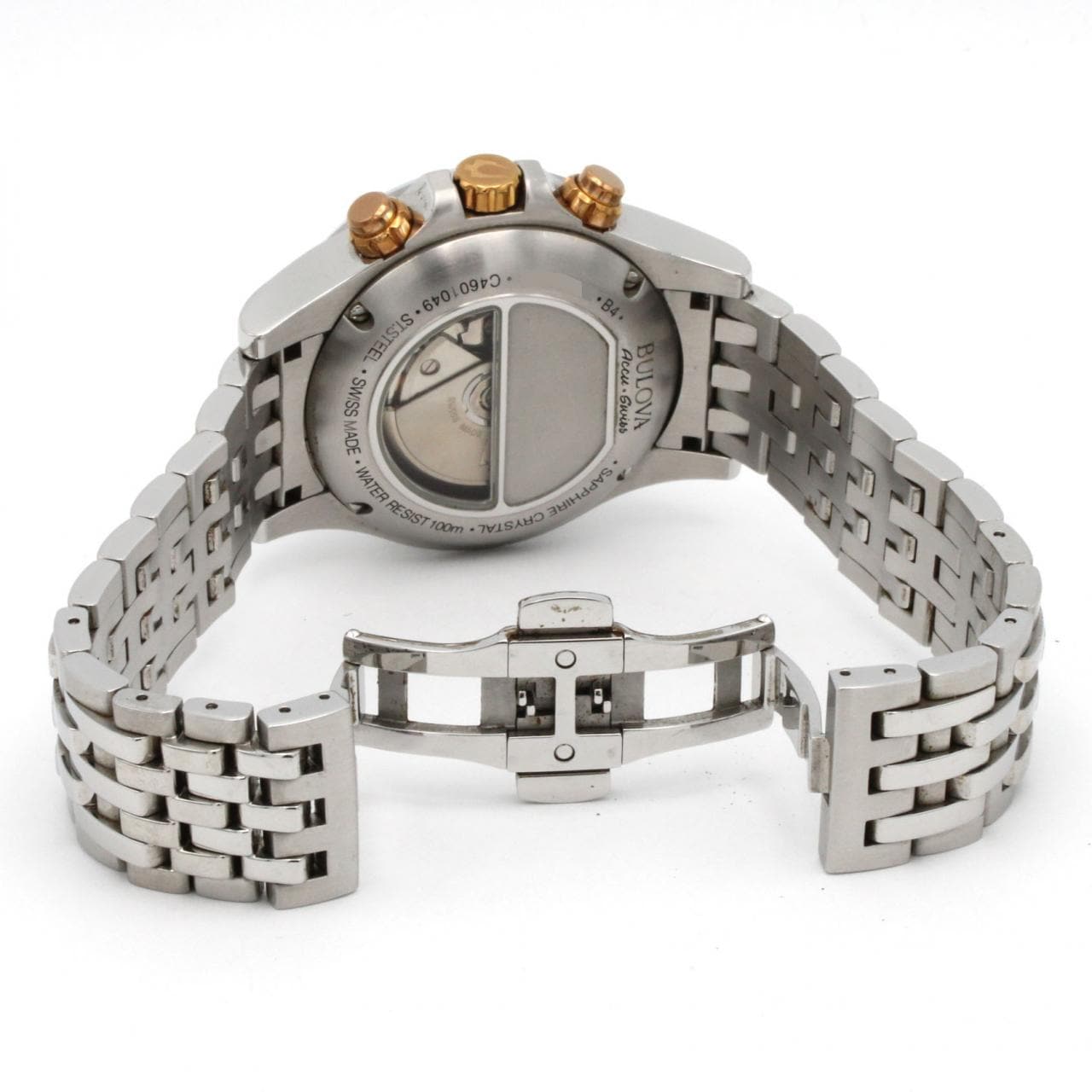 ブローバ カークウッドスケルトンクロノ コンビ 65B153/C4601049 SSxGP 自動巻