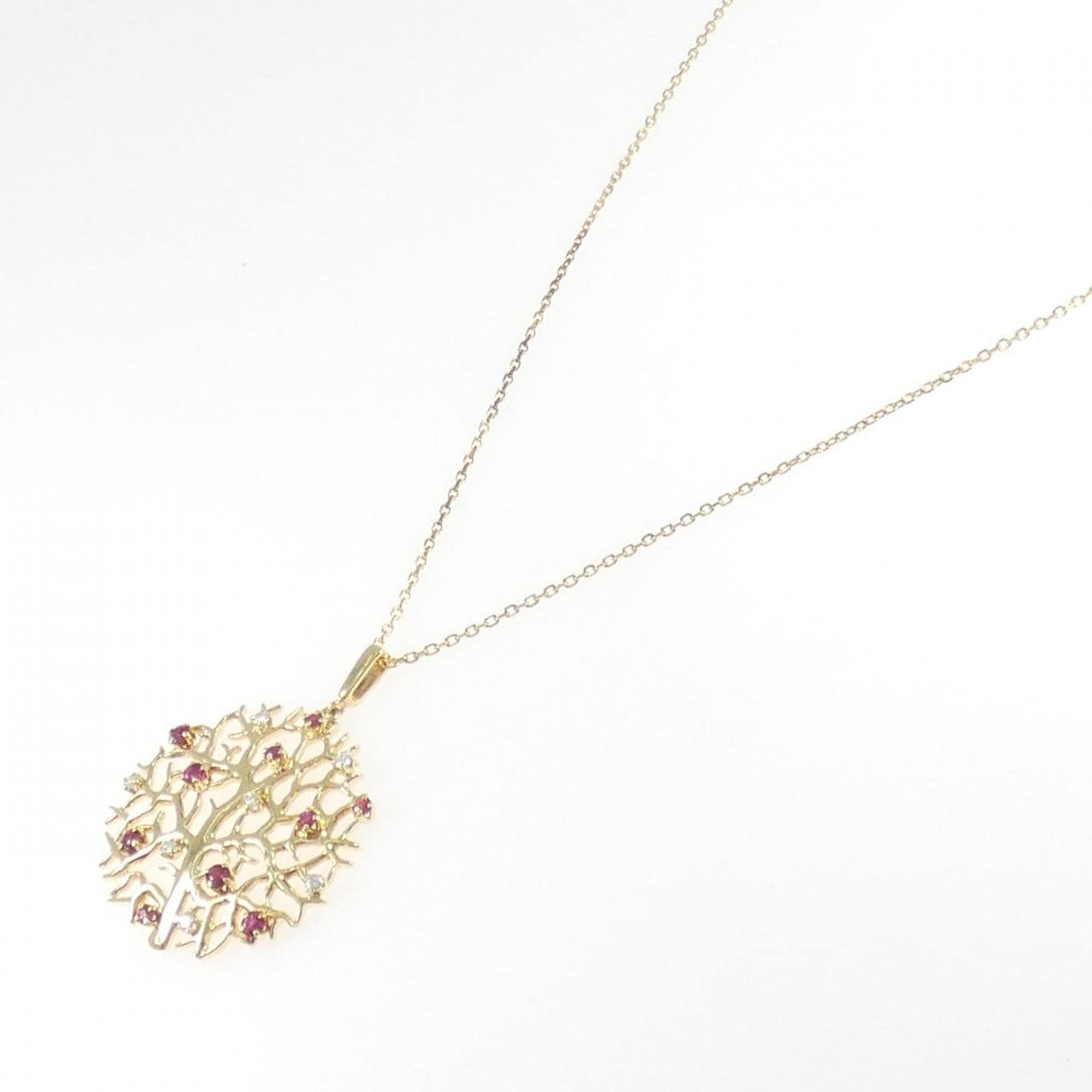 ミキモト ルビー ネックレス 0.60CT