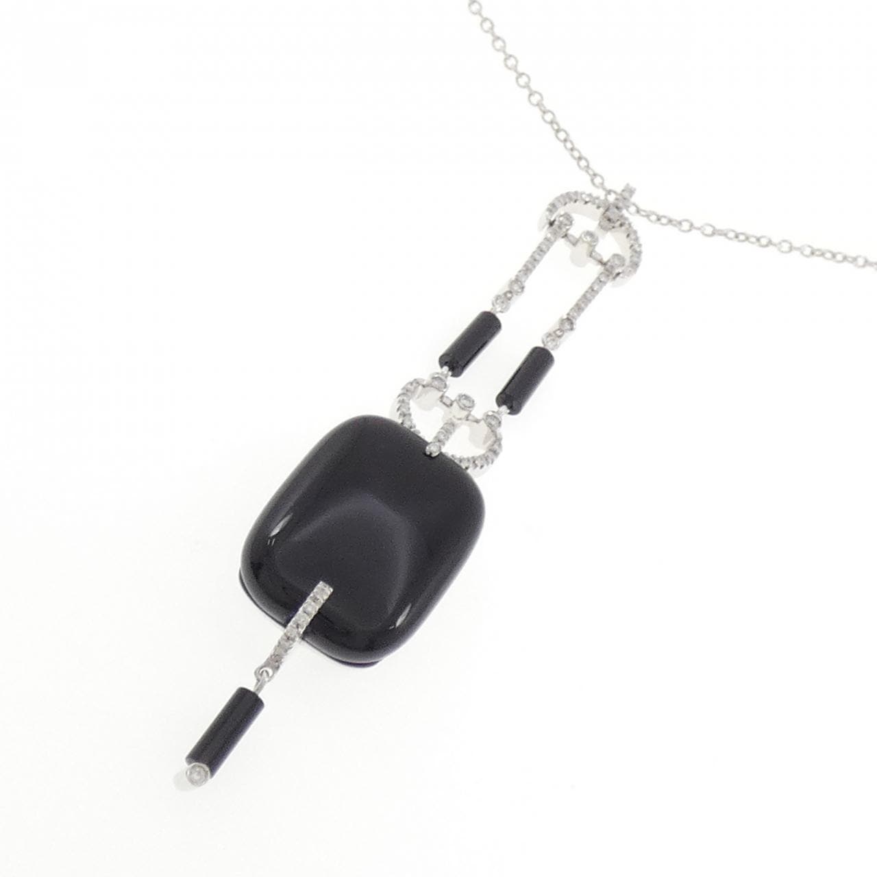 750WG カラーストーン ネックレス