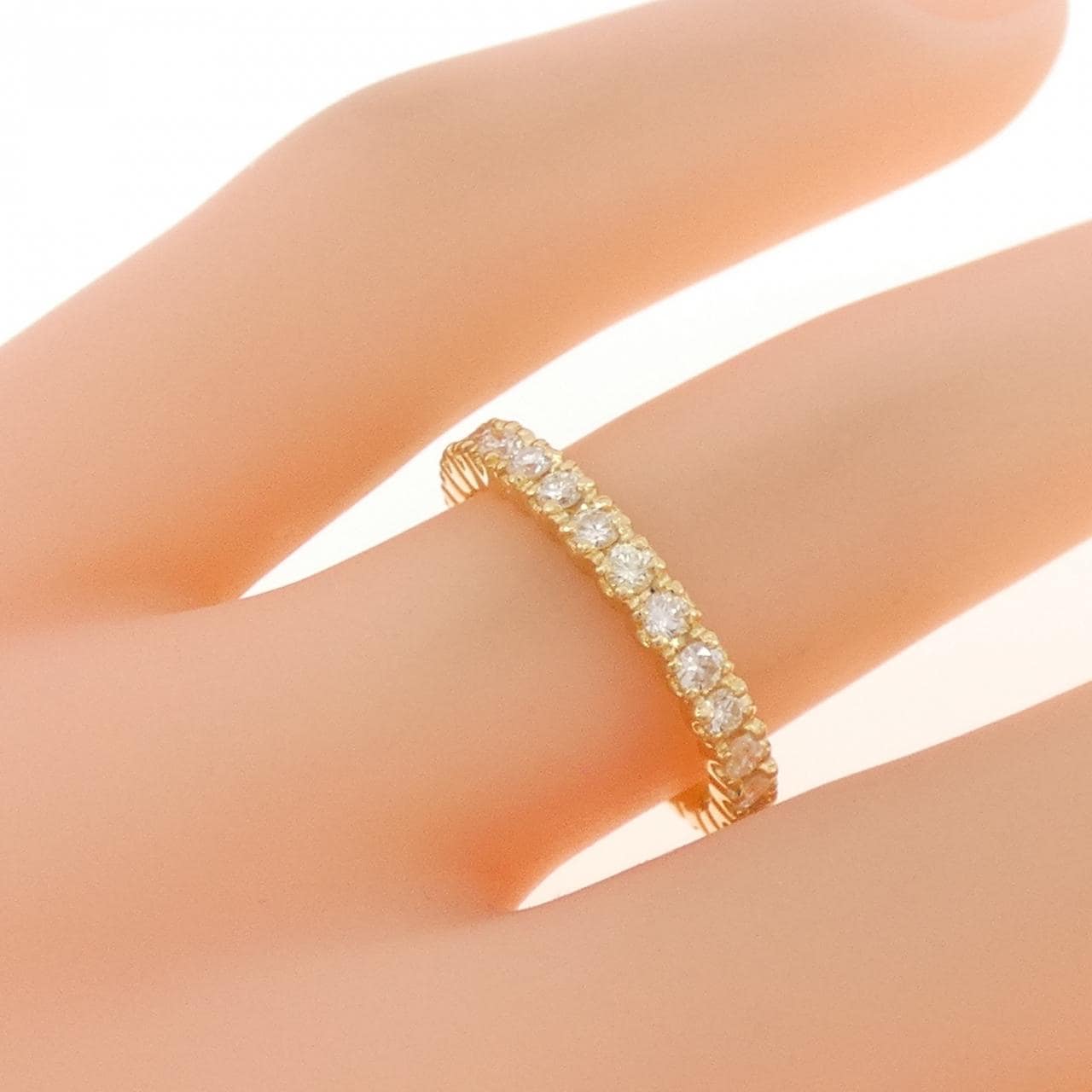 K18YG ダイヤモンド リング 0.52CT