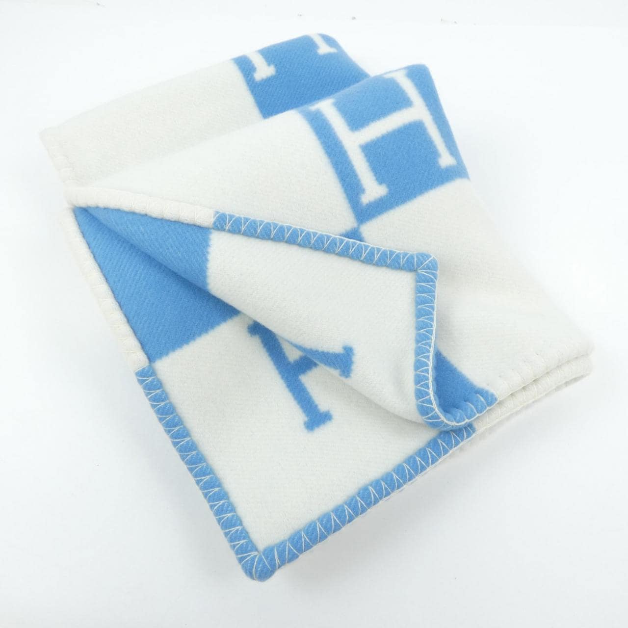 エルメス HERMES AVALON 102704M BABY BLANKET