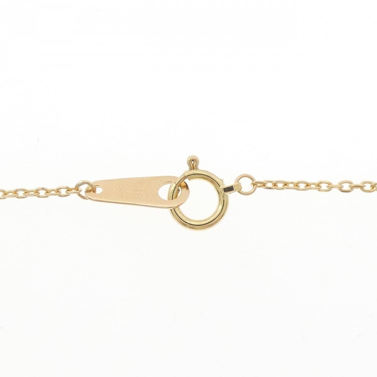 K18YG ハート ダイヤモンド ネックレス 0.09CT