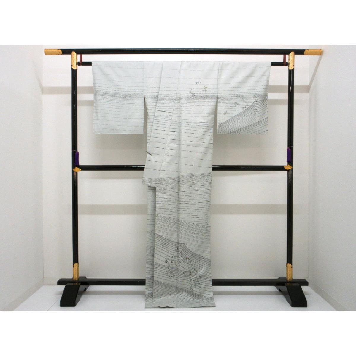 訪問着　証紙付【牛首紬】