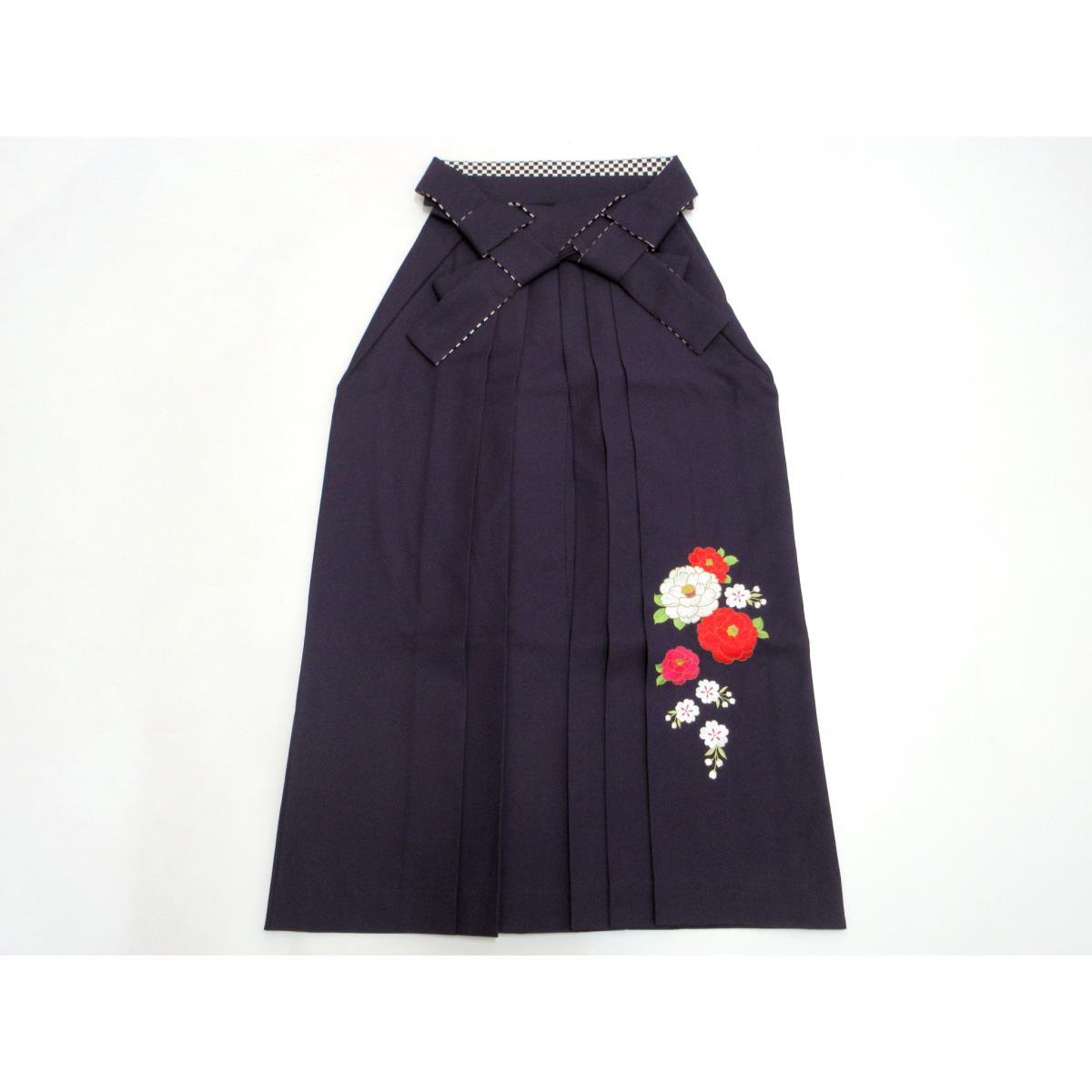 女袴　九重　刺繍入り　紐下９４ｃｍ　Ｌサイズ