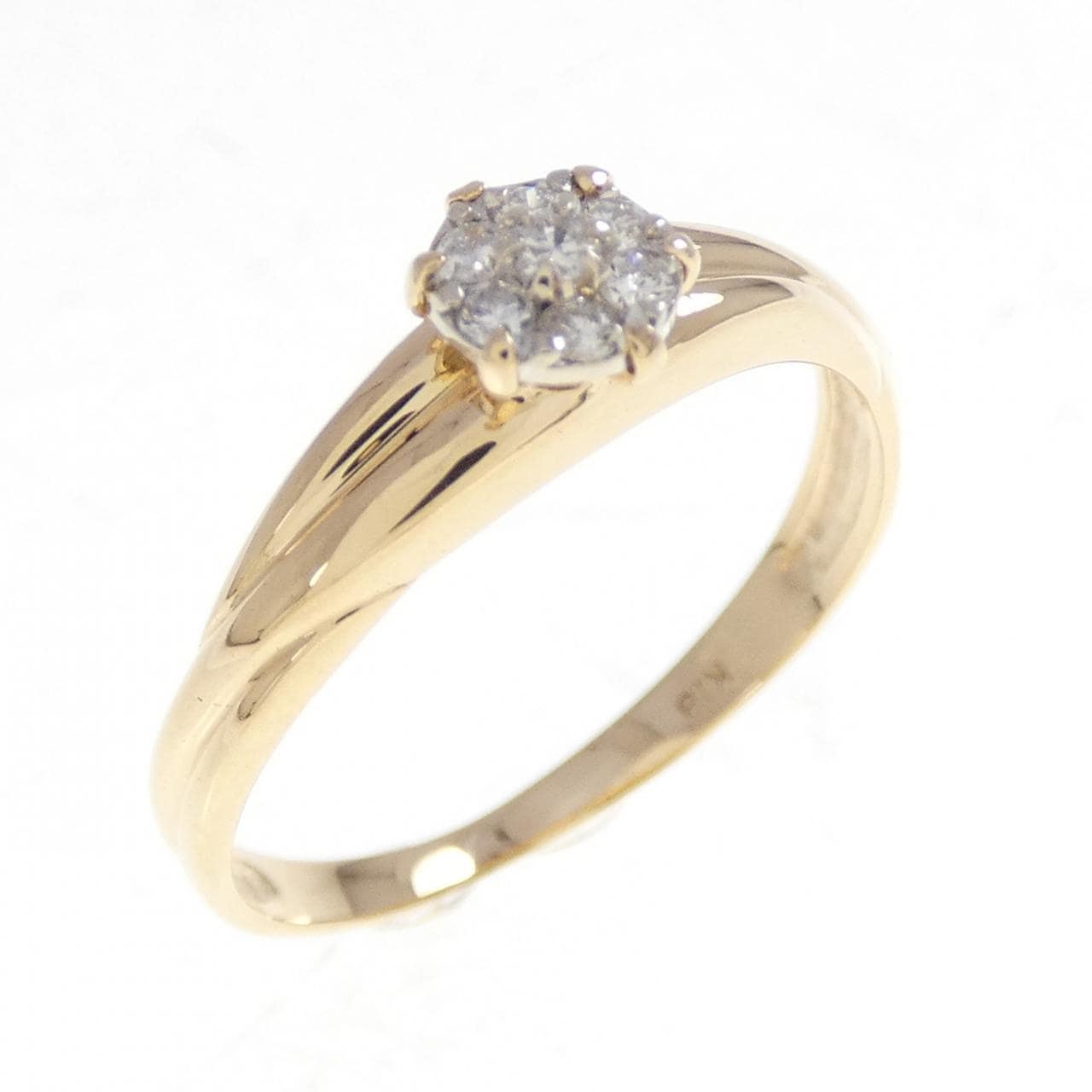 K18YG ダイヤモンド リング