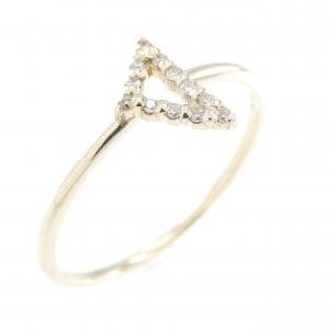 【新品】K10YG ダイヤモンド リング 0.03CT