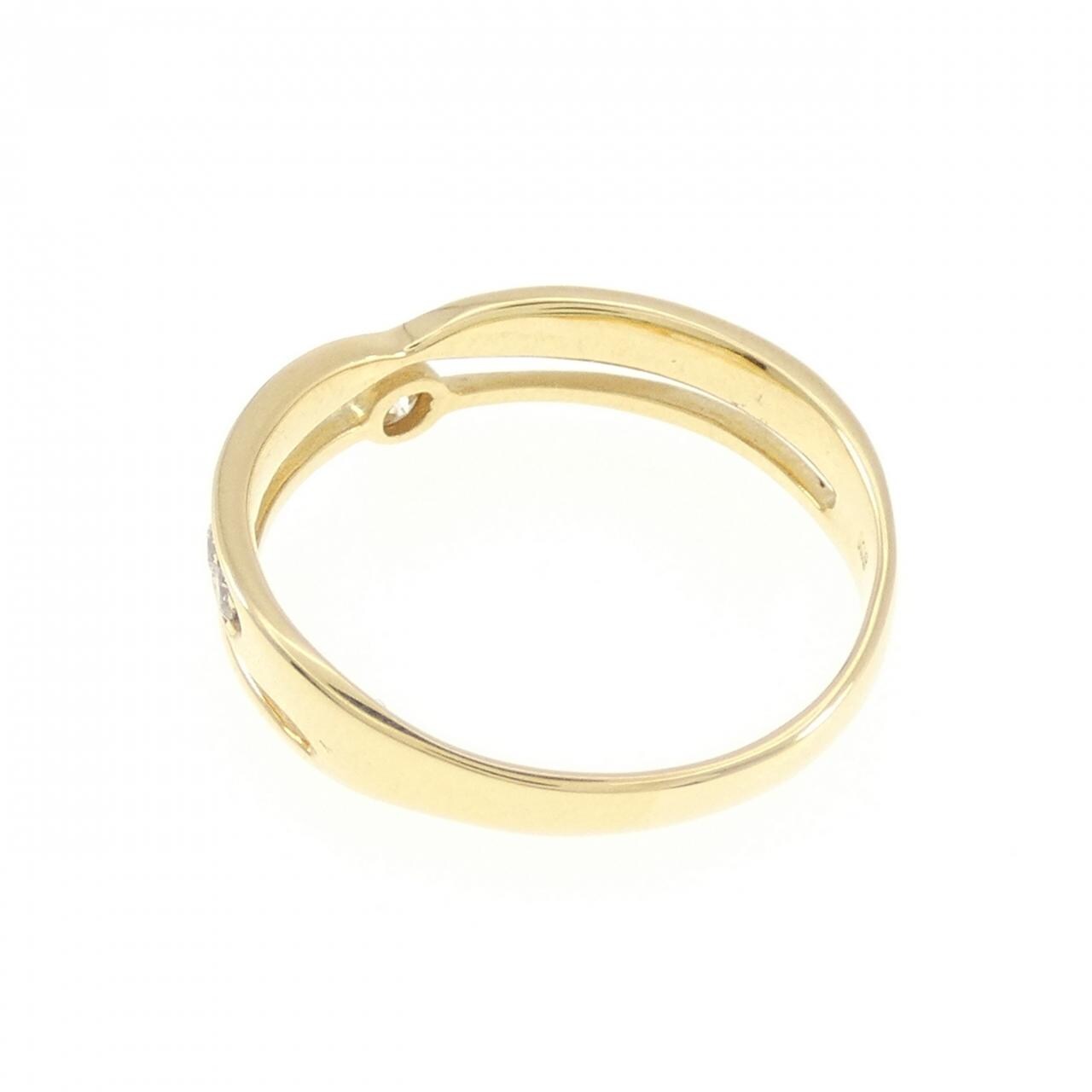 【新品】K18YG ダイヤモンド リング 0.25CT