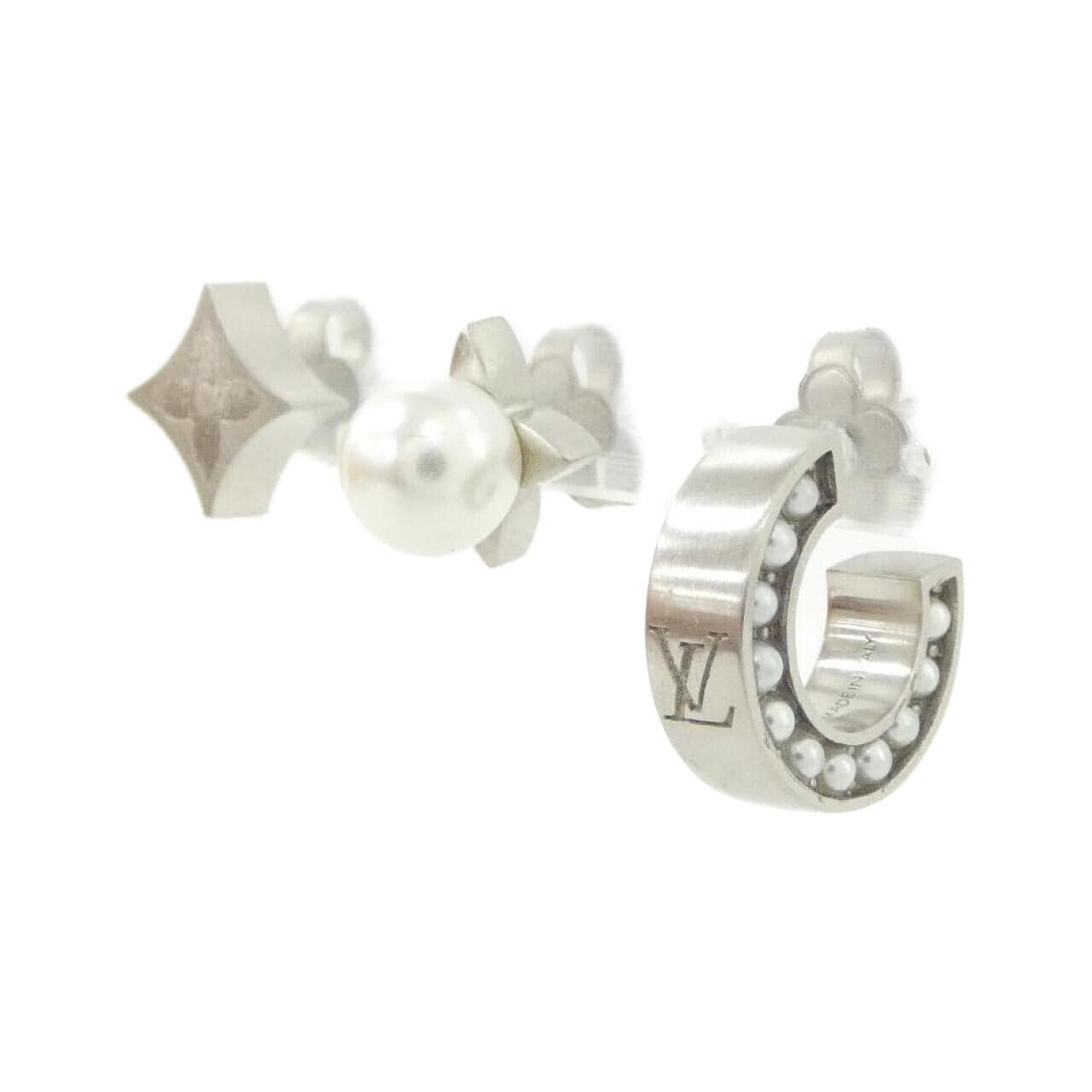 ルイヴィトン ピアス モノグラム パール セット3 M01506 ピアス