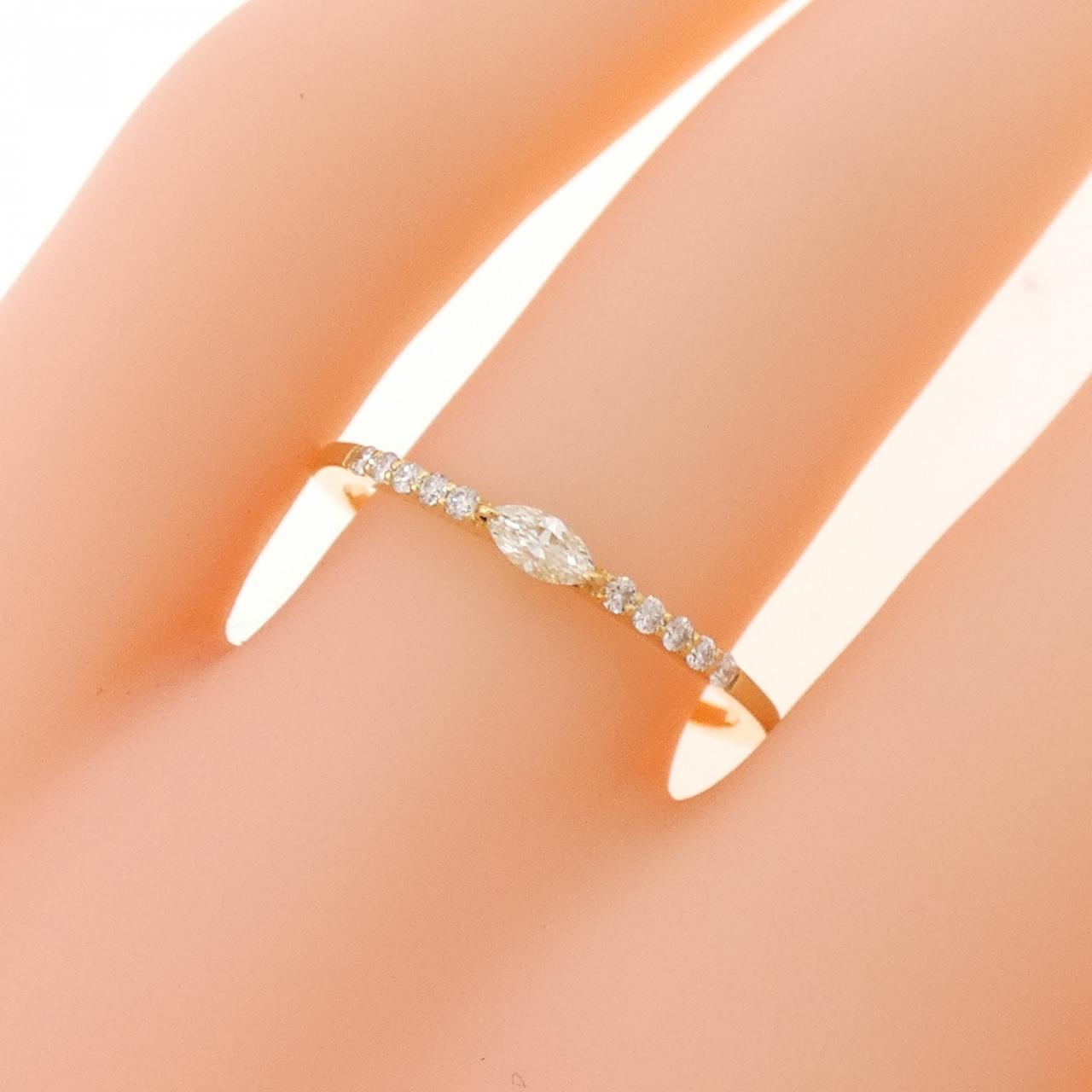 【新品】K18YG ダイヤモンド リング 0.15CT