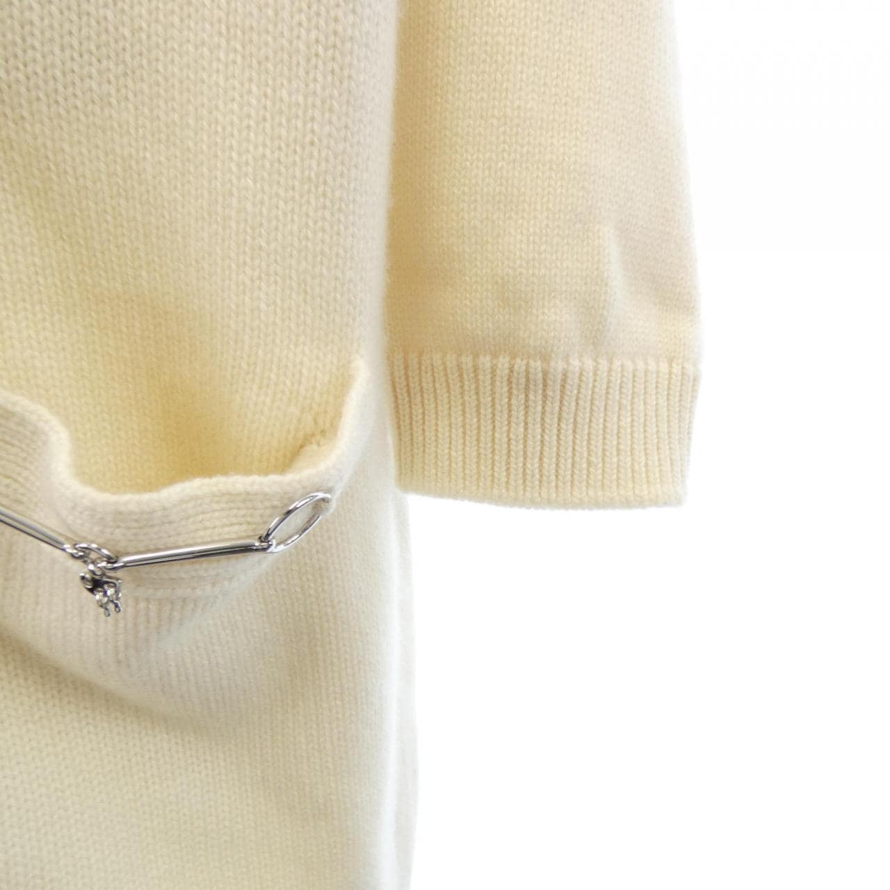 エルメス HERMES MORS A JOUET 2E2104D1 ロングカーディガン