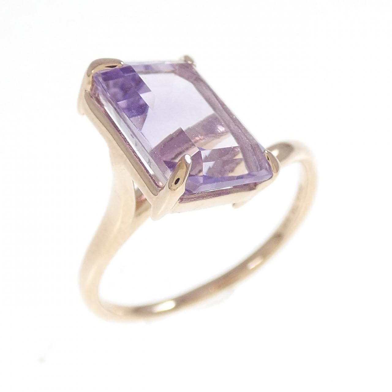 K18PG アメジスト リング 2.93CT