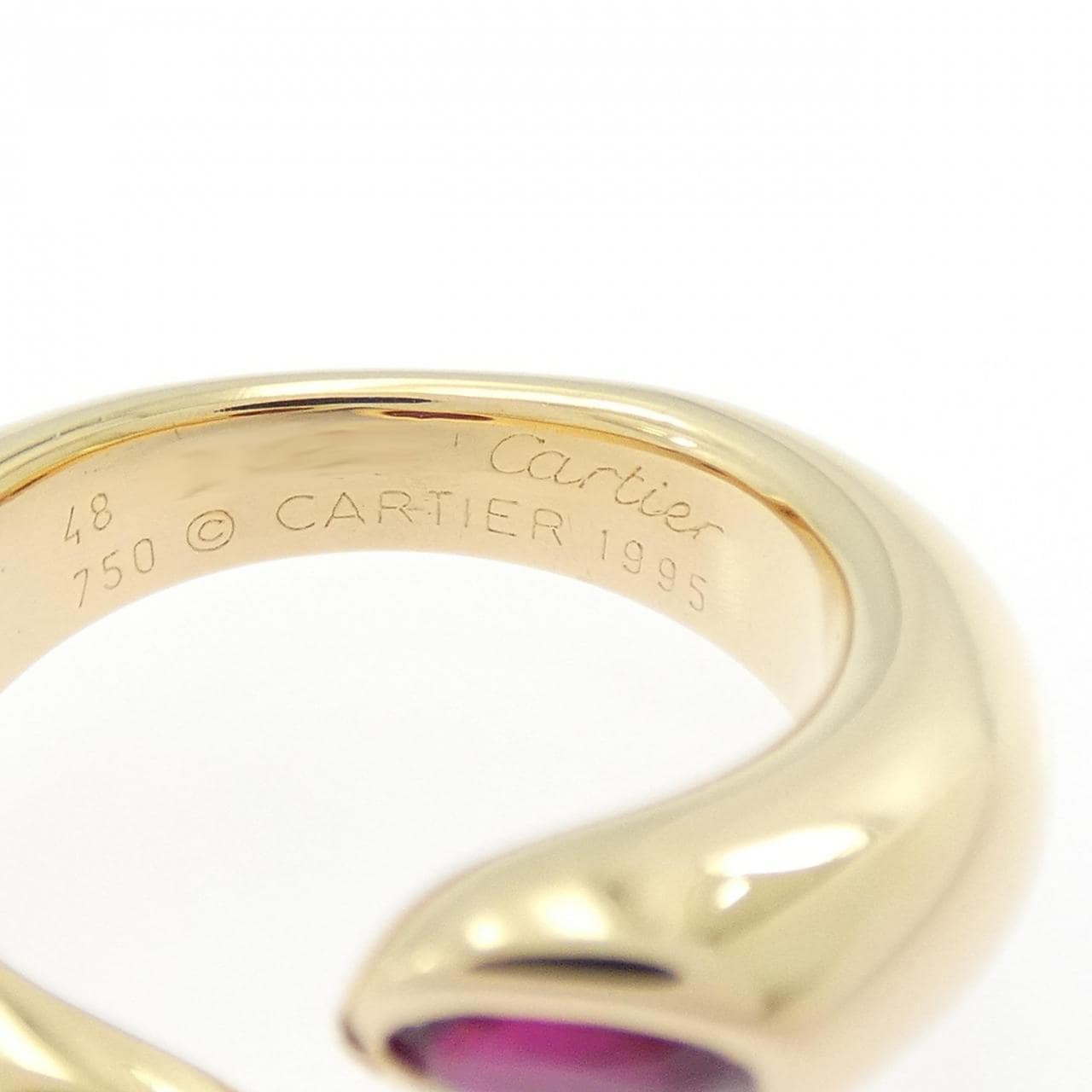【ヴィンテージ】カルティエ エリプス ドゥテット リング
