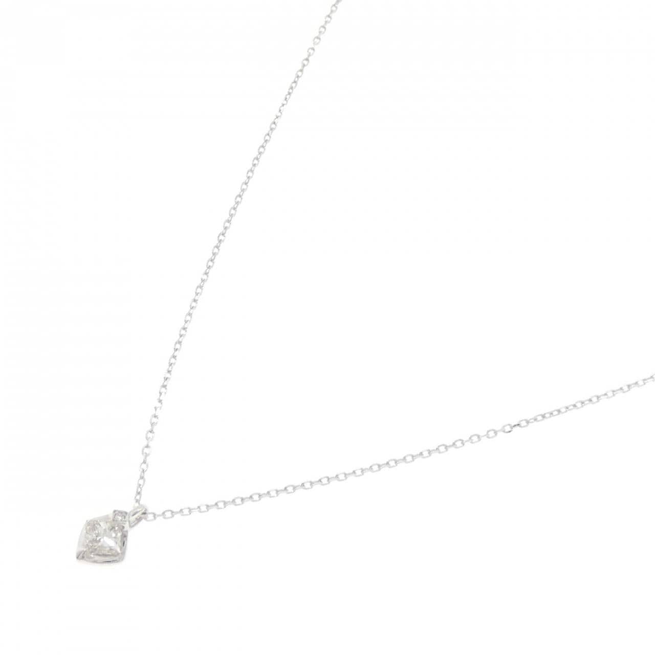 K18WG ダイヤモンド ネックレス 0.2CT