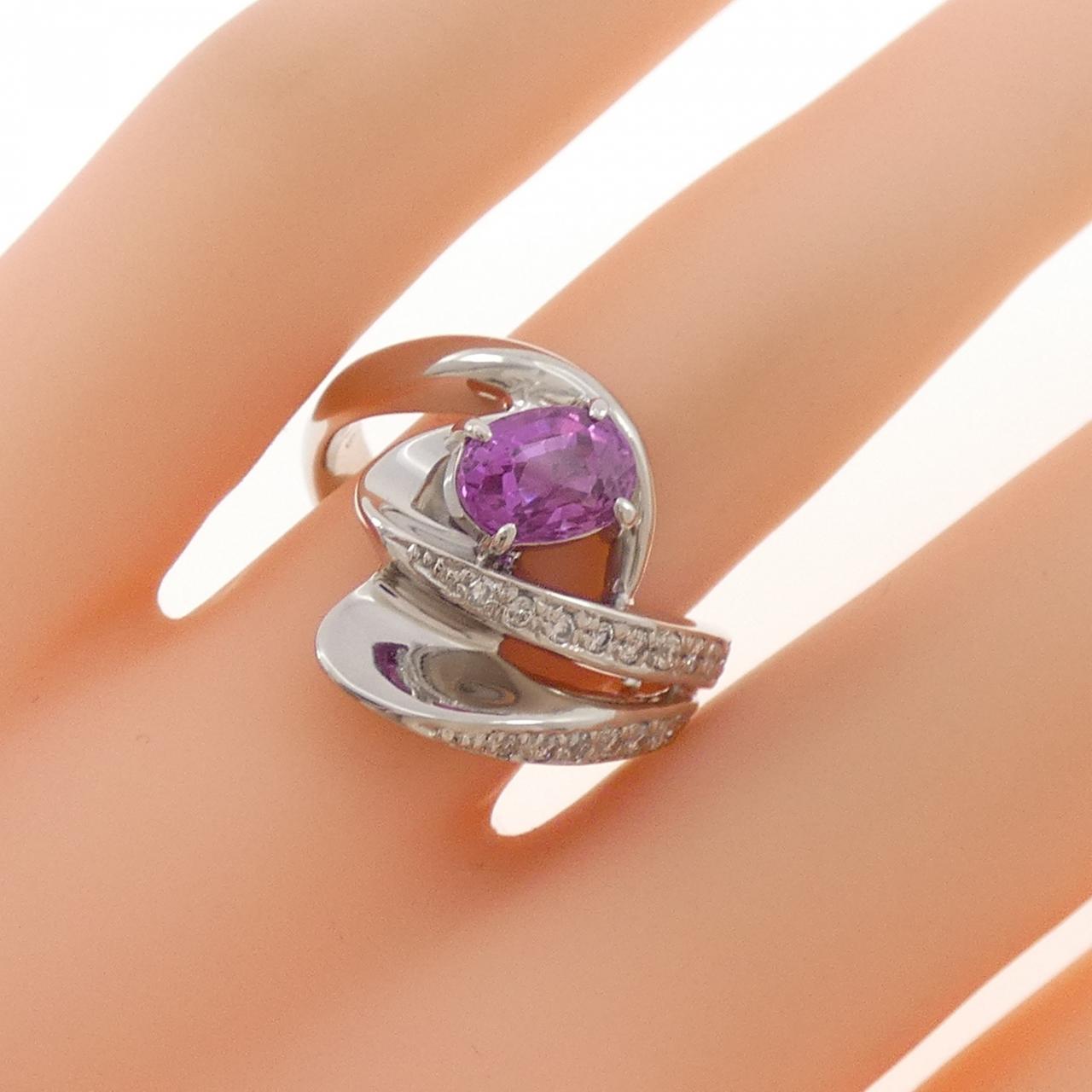 PT900 サファイヤ リング 0.29CT