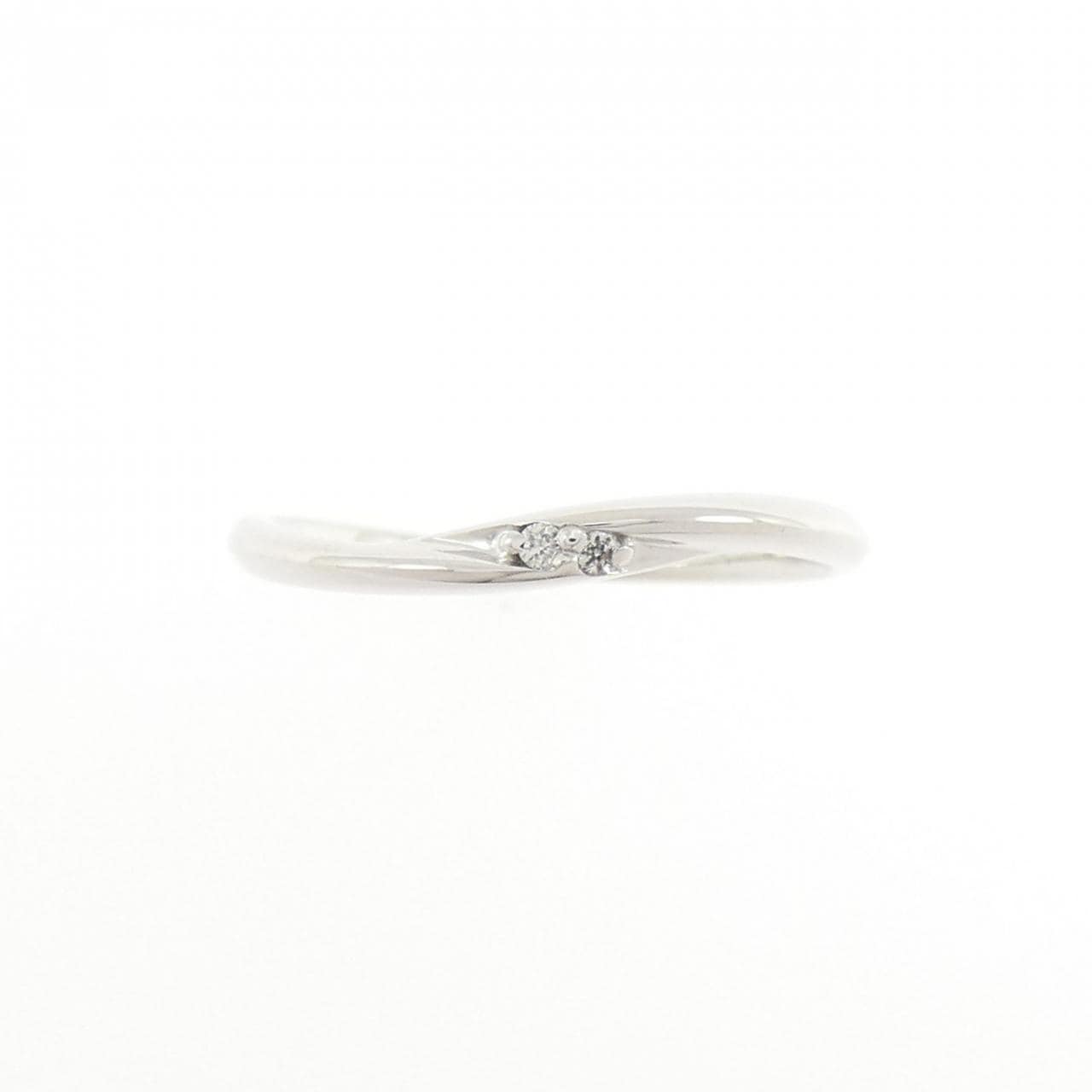 K10WG ダイヤモンド リング 0.01CT