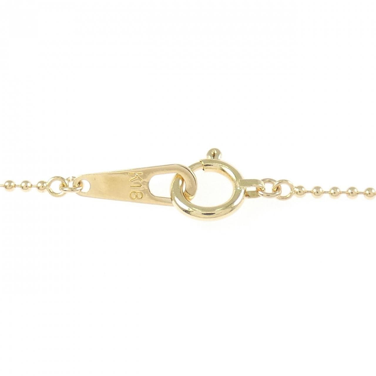 K18YG ダイヤモンド ネックレス 0.12CT