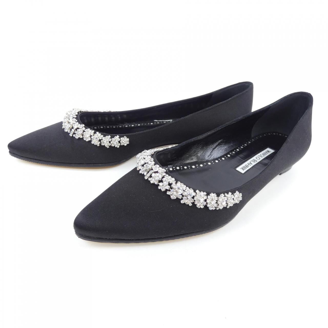 マノロブラニク MANOLO BLAHNIK OLARANAFLAT パンプス