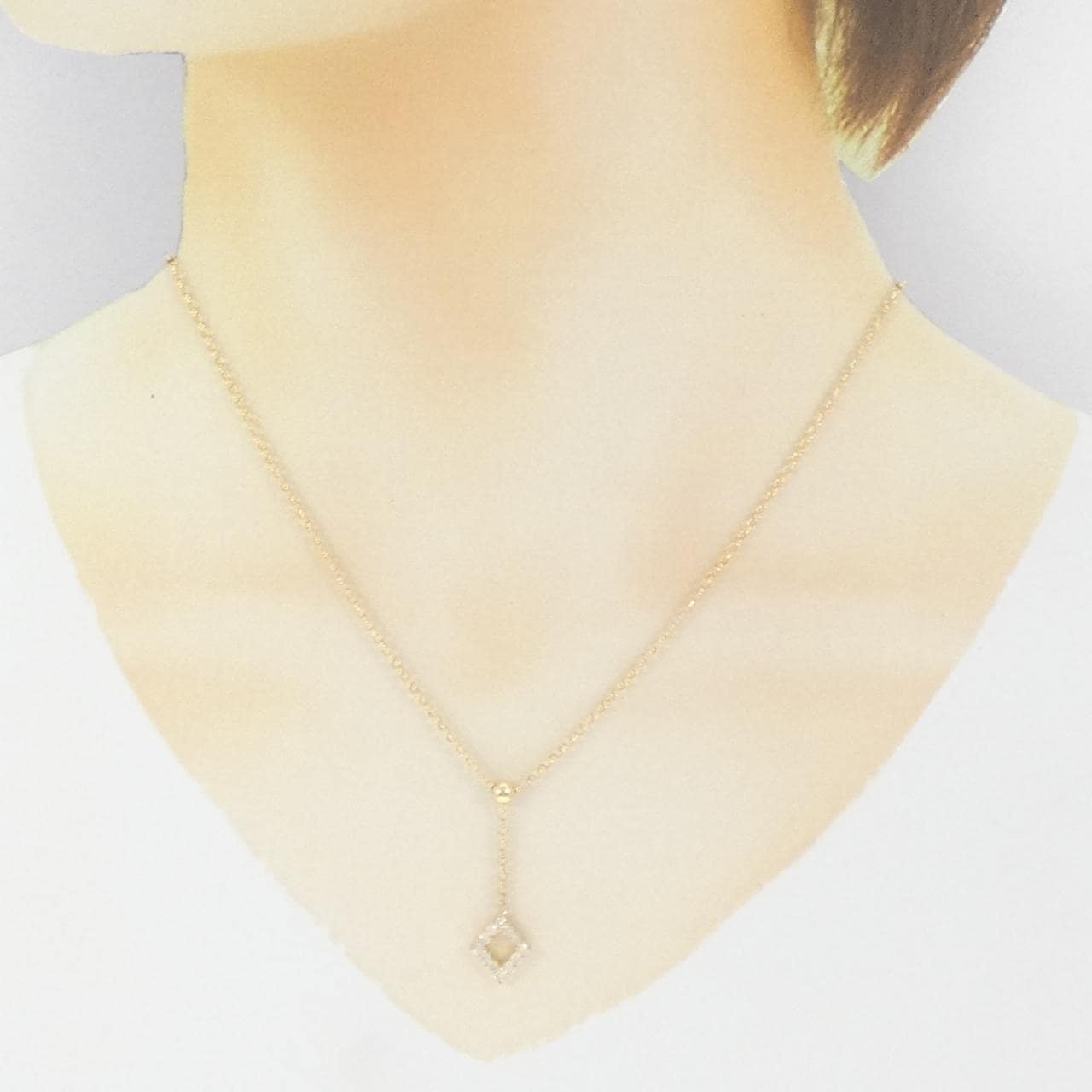 K18YG ダイヤモンド ネックレス 0.30CT