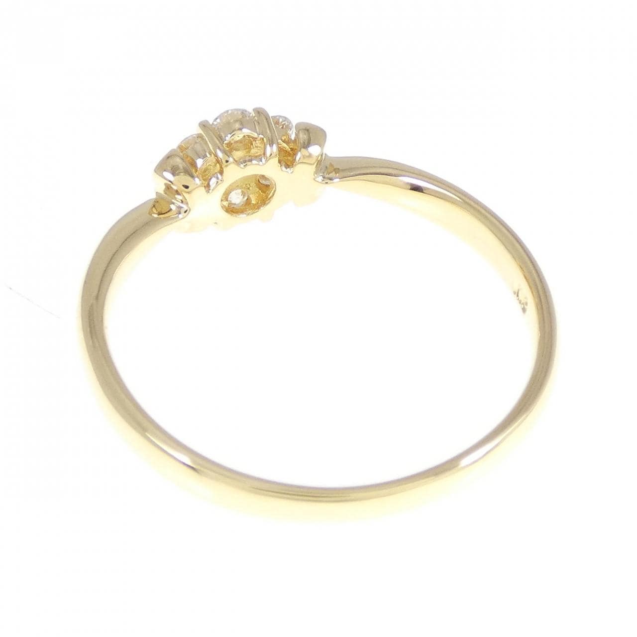 K18YG ダイヤモンド リング 0.20CT