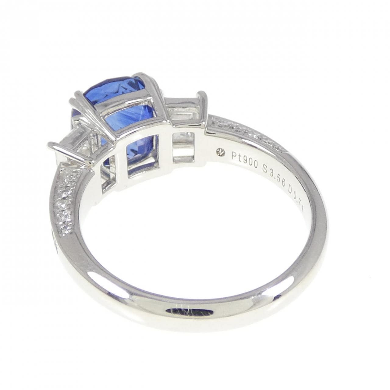 PT900 Sapphire Ring 3.56CT from Sri Lanka