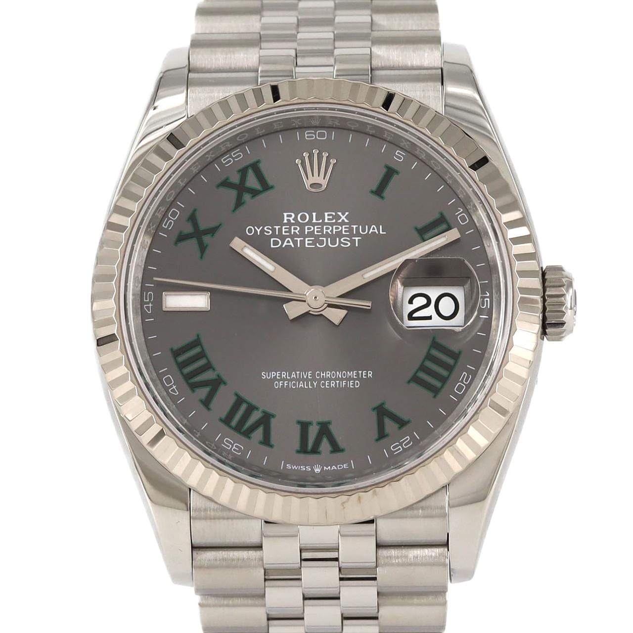 ロレックス デイトジャスト 126234 SSxWG 自動巻 ランダム番