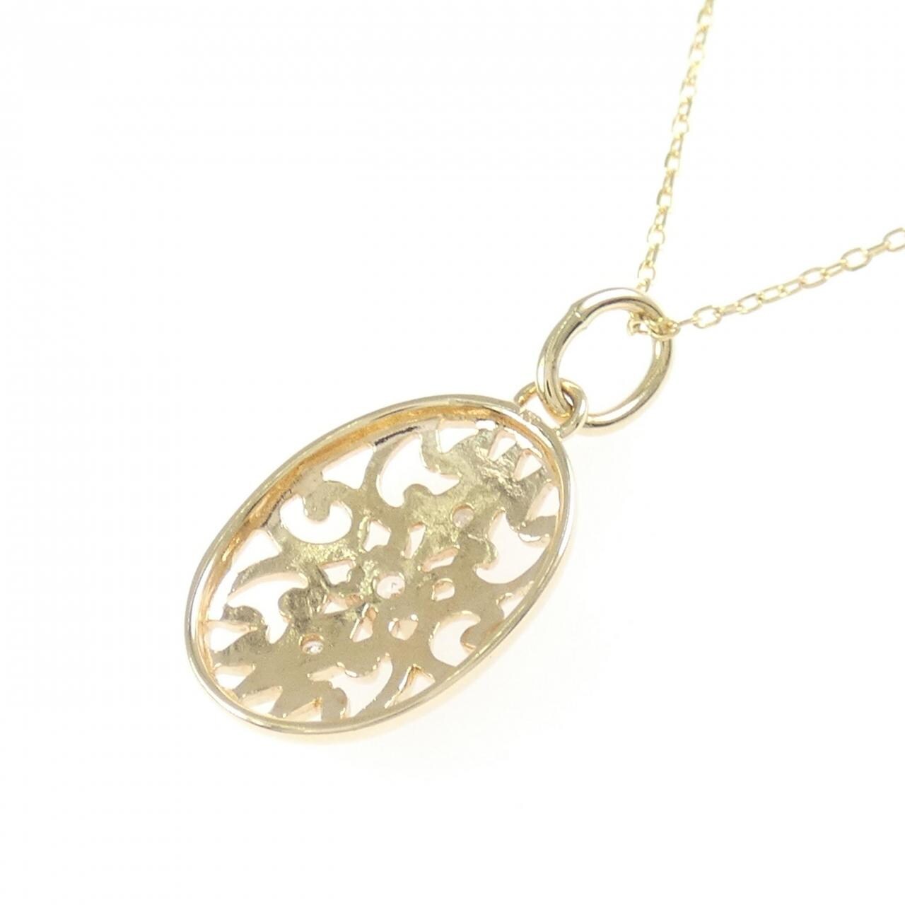 K10YG ホワイトトパーズ ネックレス