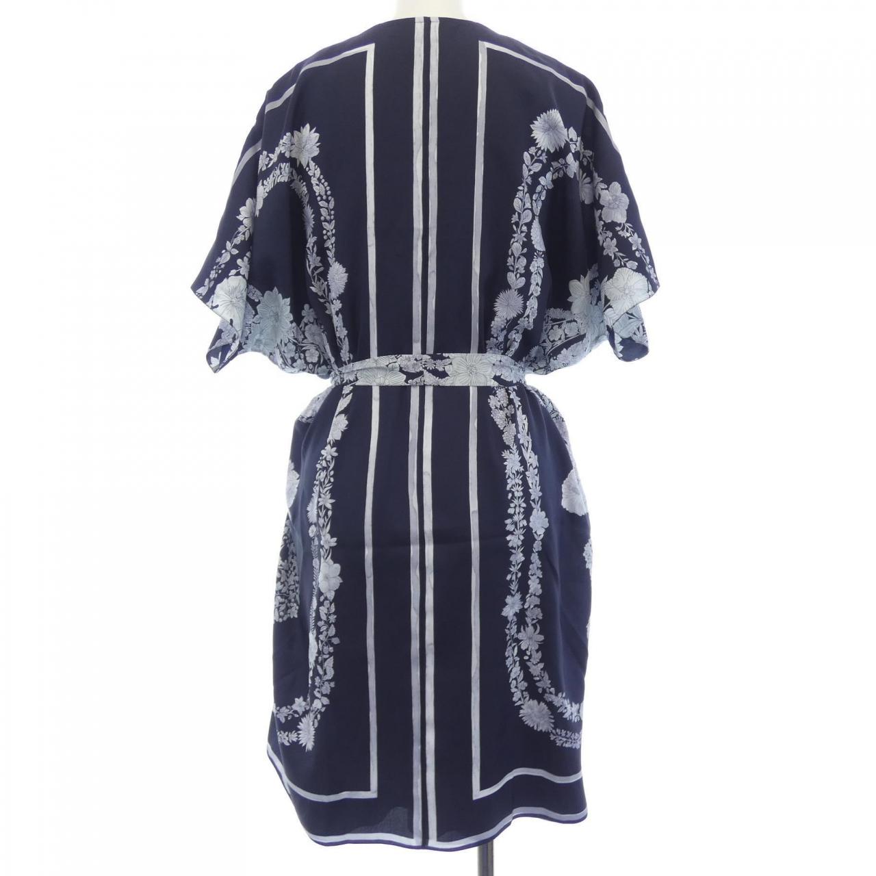 エルメス HERMES BRIDE DE GALA EN FLEURS 5E0645DQ ツイルレーヌ ワンピース