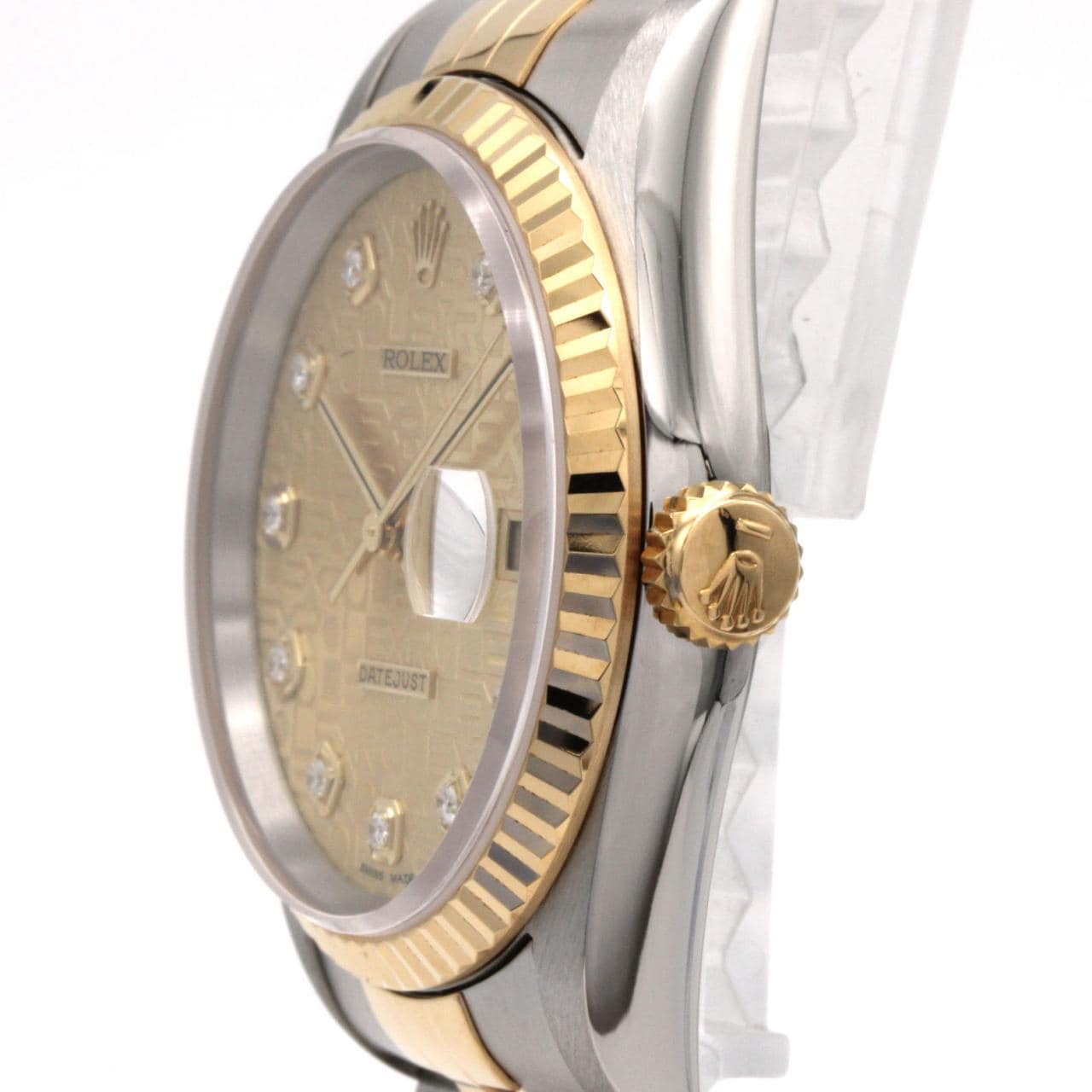 ロレックス デイトジャスト 16233G SSxYG 自動巻 W番