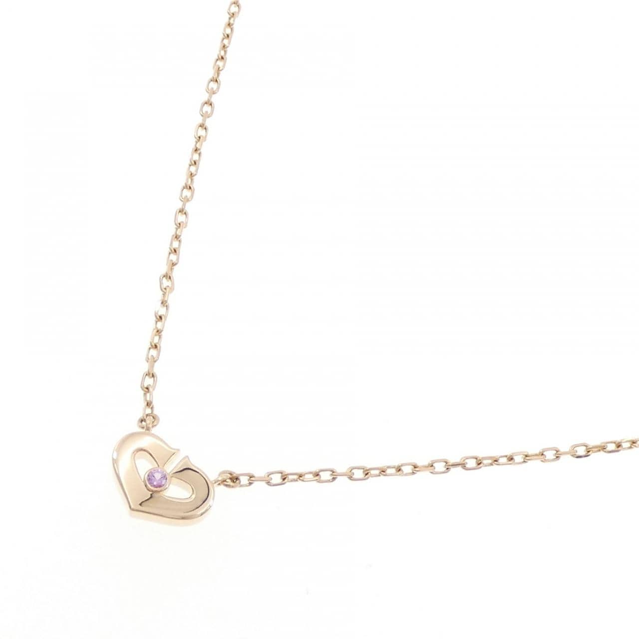 カルティエ Cハート ネックレス