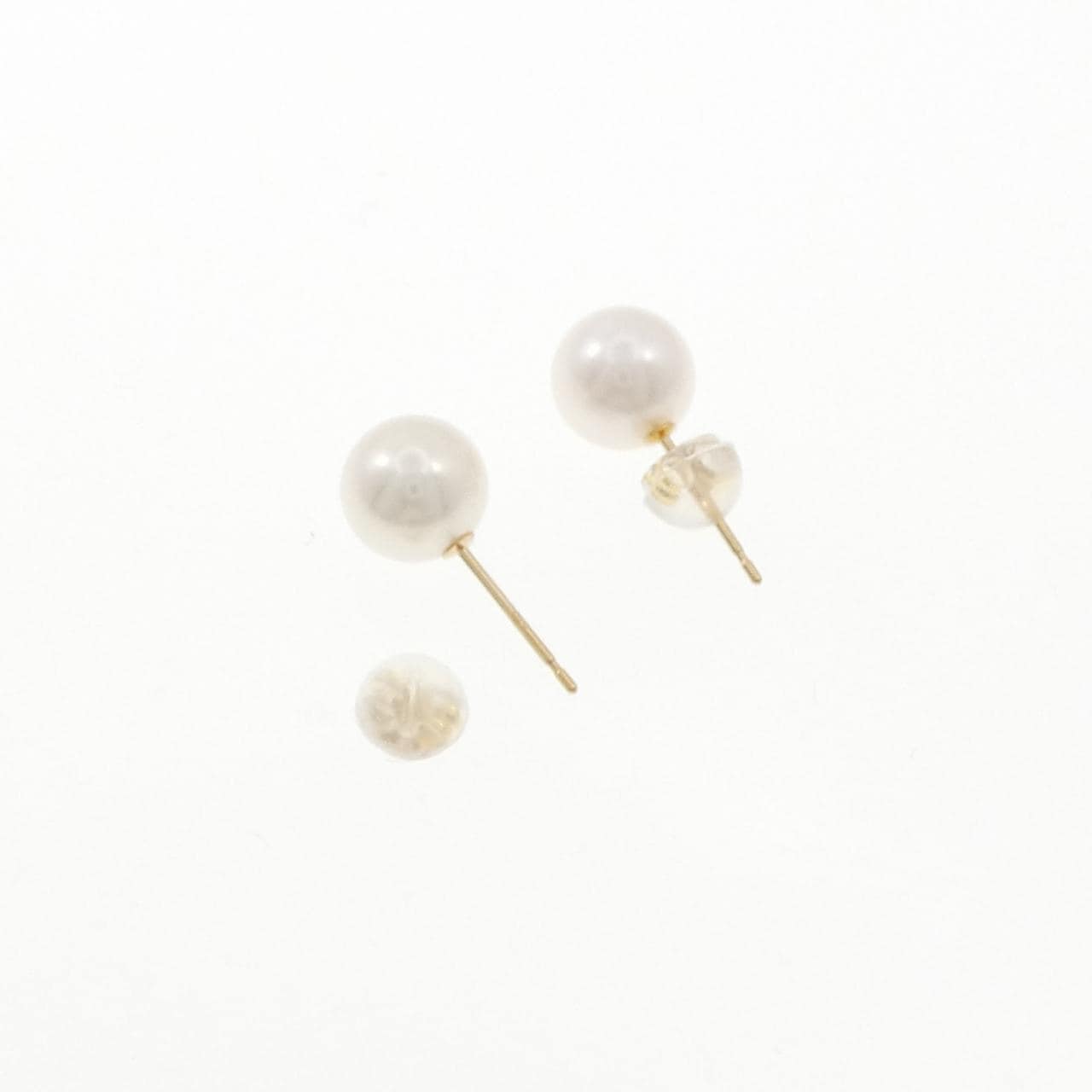 K18YG アコヤパール ピアス 7.3mm