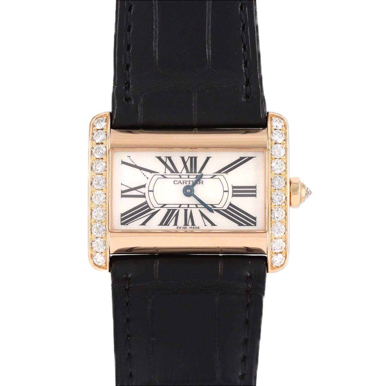 カルティエ ミニタンクディヴァン PG/D WA302471 PG･RG クォーツ