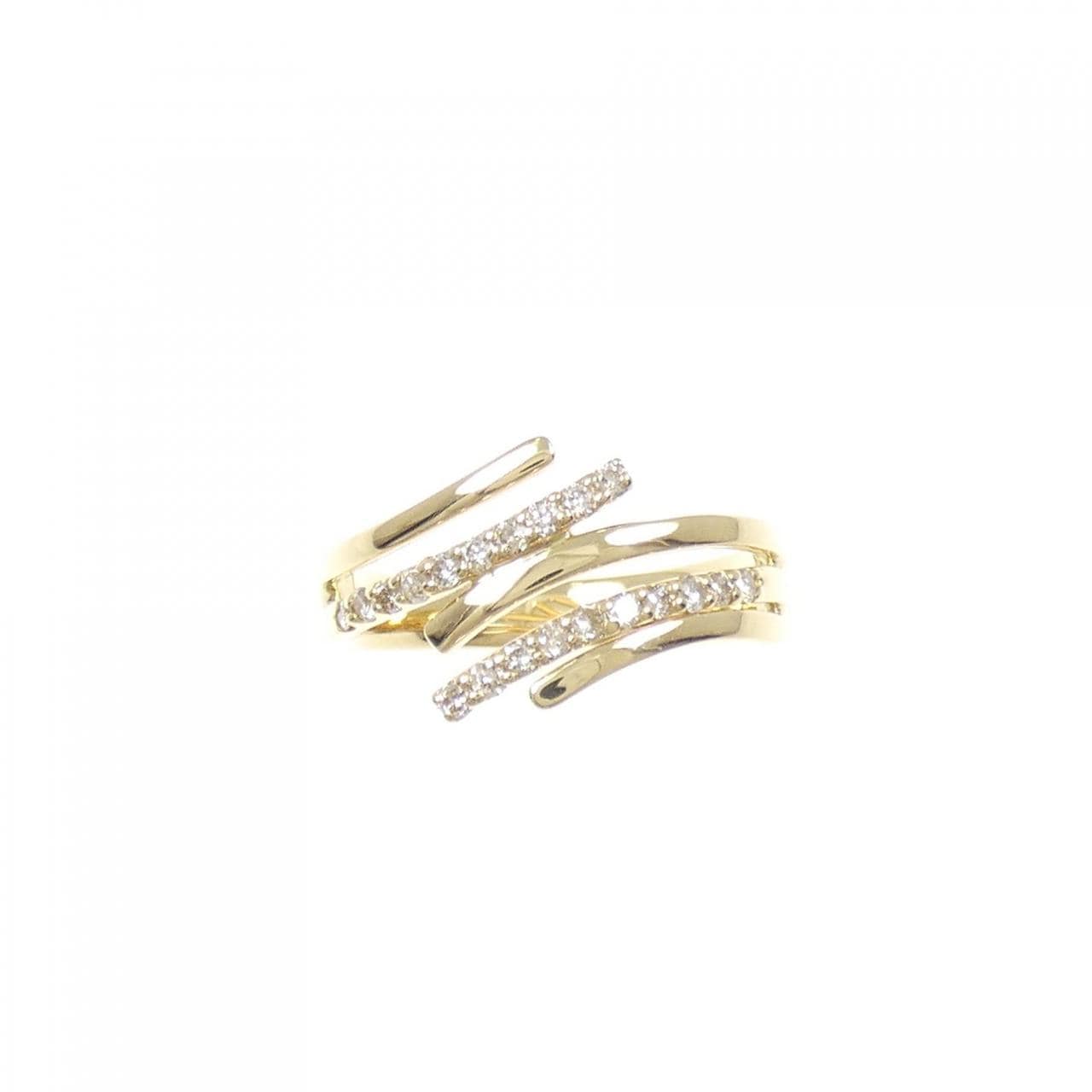 K18YG ダイヤモンド リング 0.20CT