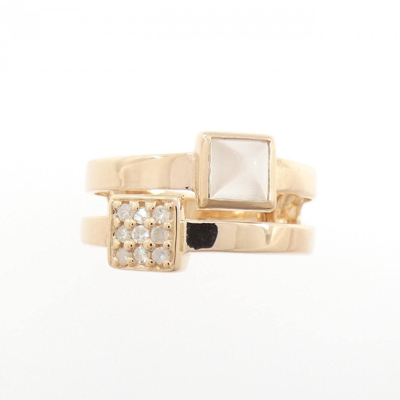 K18PG ムーンストーン リング