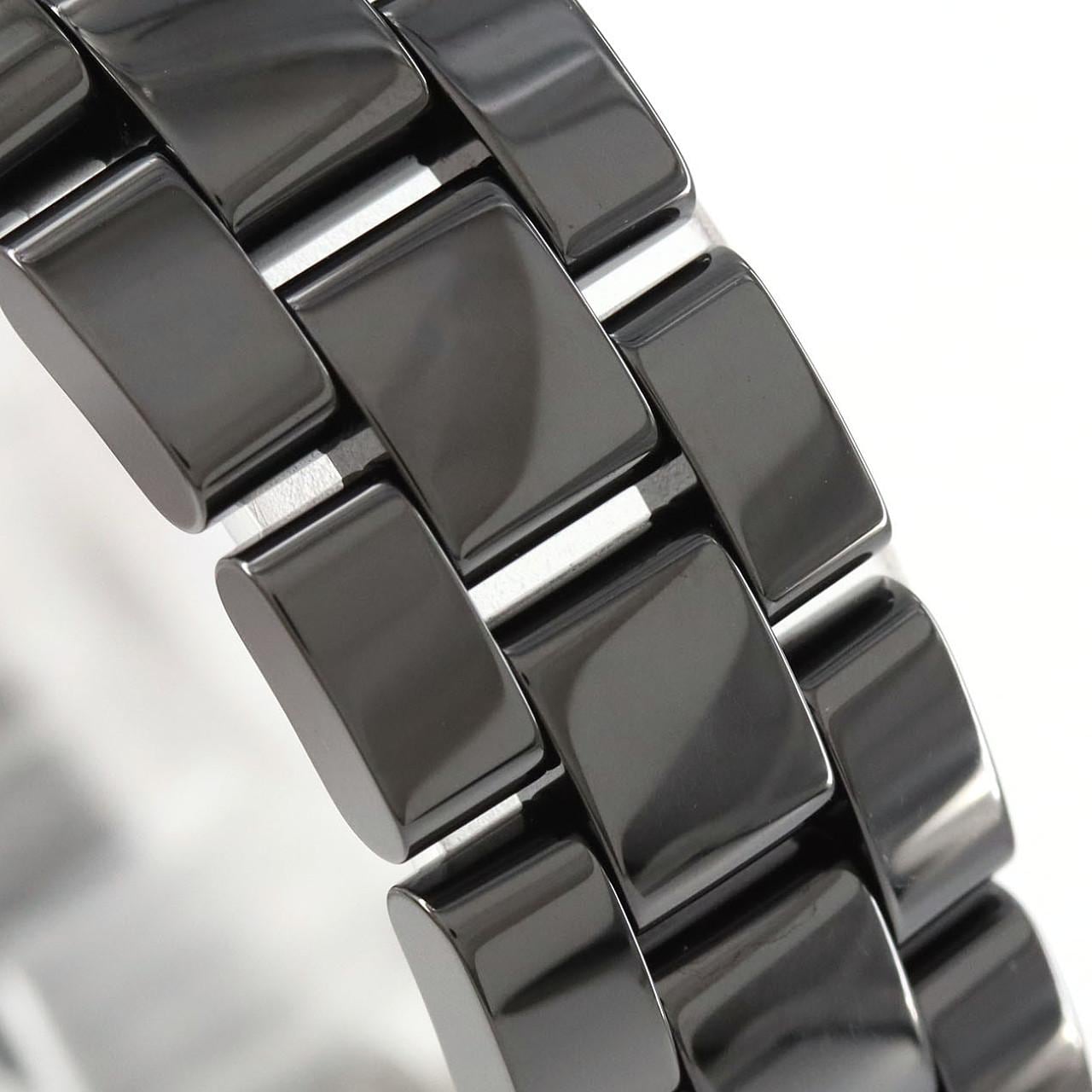 シャネル J12 33mmセラミック･12P H1625 セラミック クォーツ