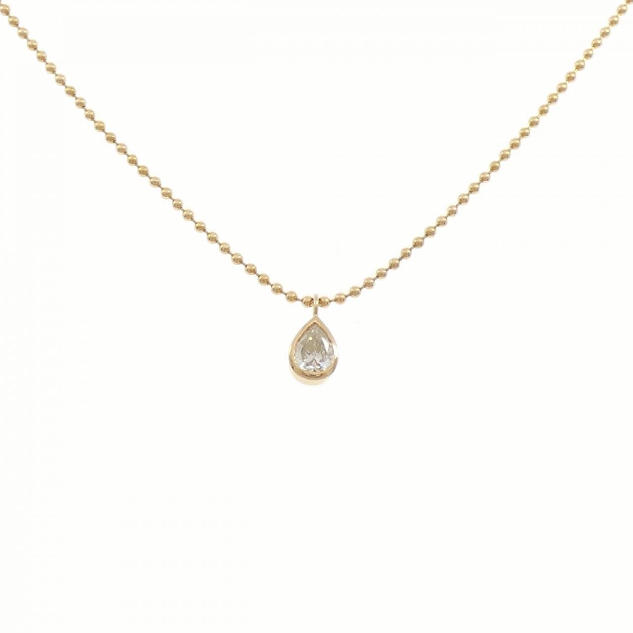 K18YG ダイヤモンド ネックレス 0.59CT