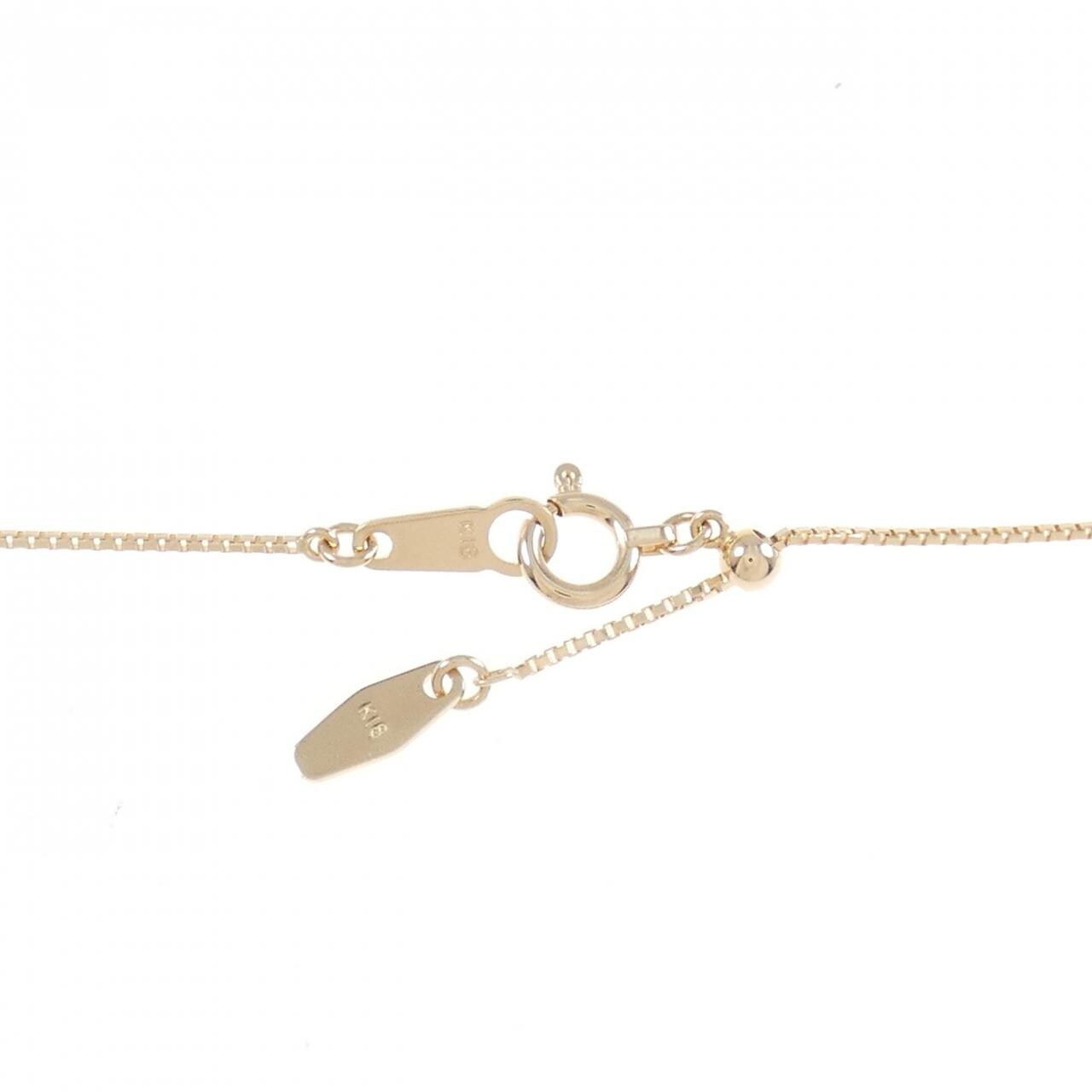 K18PG ダイヤモンド ネックレス 0.21CT