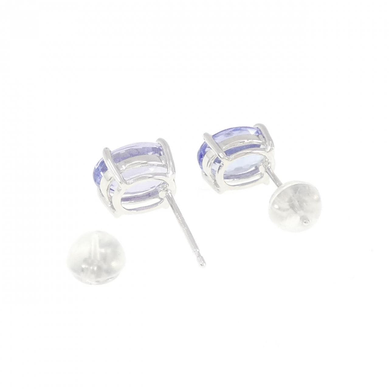 K18WG Tanzanite Earrings 2.00CT