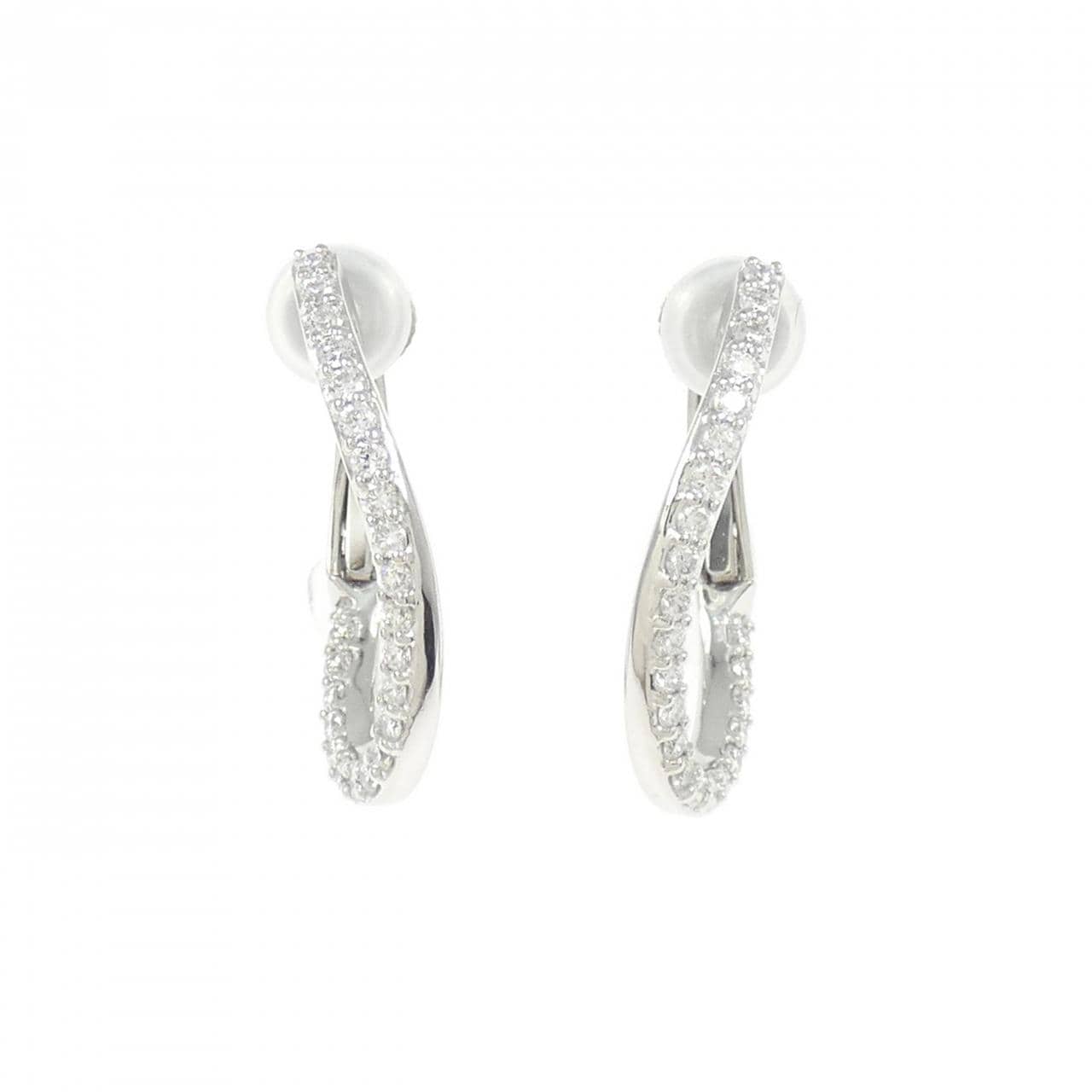 PT900 ダイヤモンド イヤリング 0.50CT