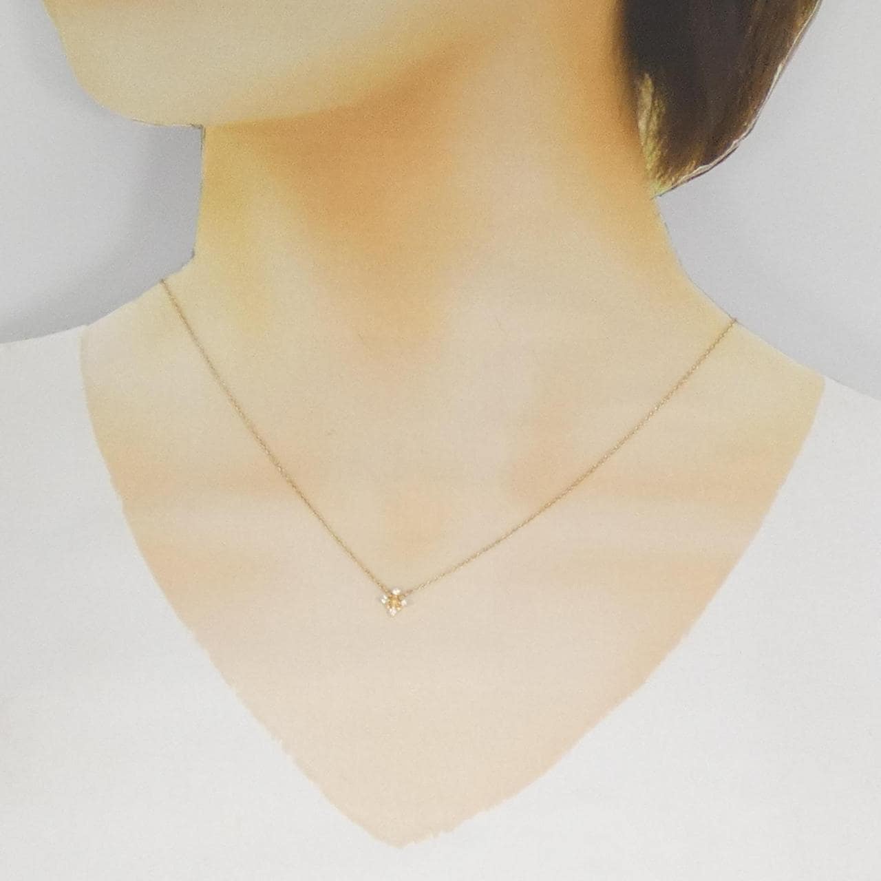 K18YG ダイヤモンド ネックレス