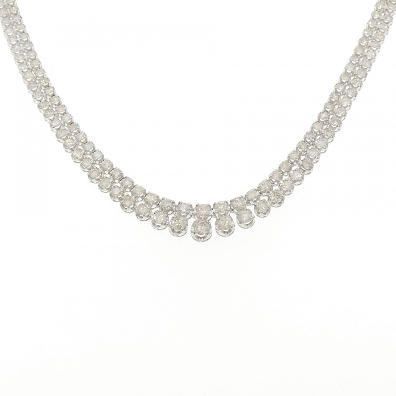 PT850 ダイヤモンド ネックレス 10.00CT