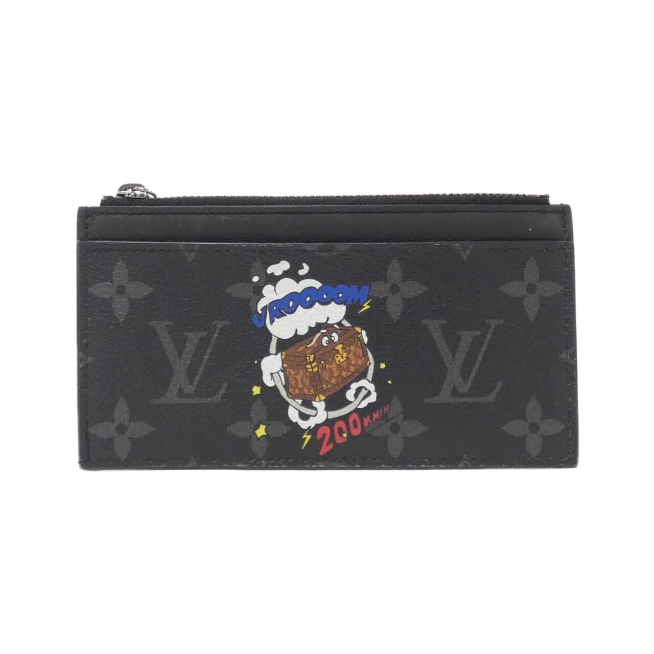 LOUIS VUITTON Monogram Eclipse（假日）零錢卡包 M80932 零錢卡包