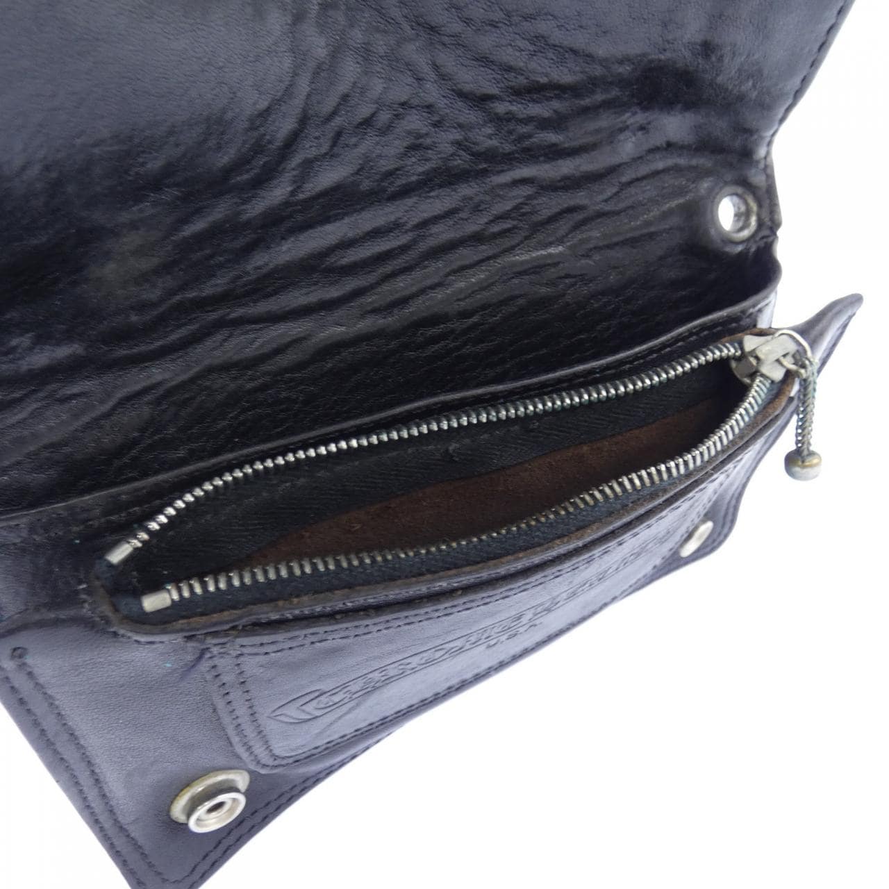 クロムハーツ CHROME HEARTS 1 ZIP BLK フローラル 2246 304 0010 5200 WALLET