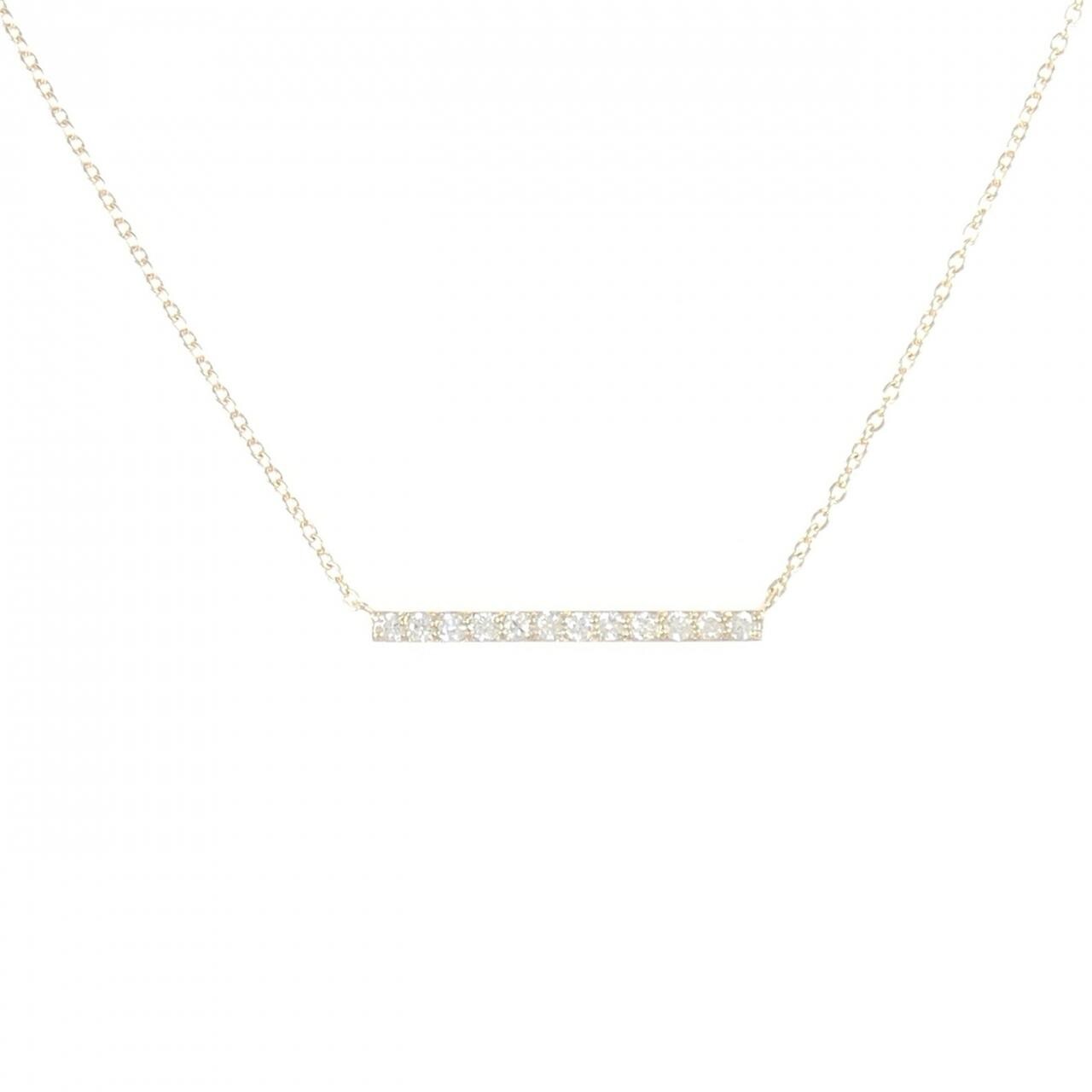 【リメイク】K10YG ダイヤモンド ネックレス 0.20CT